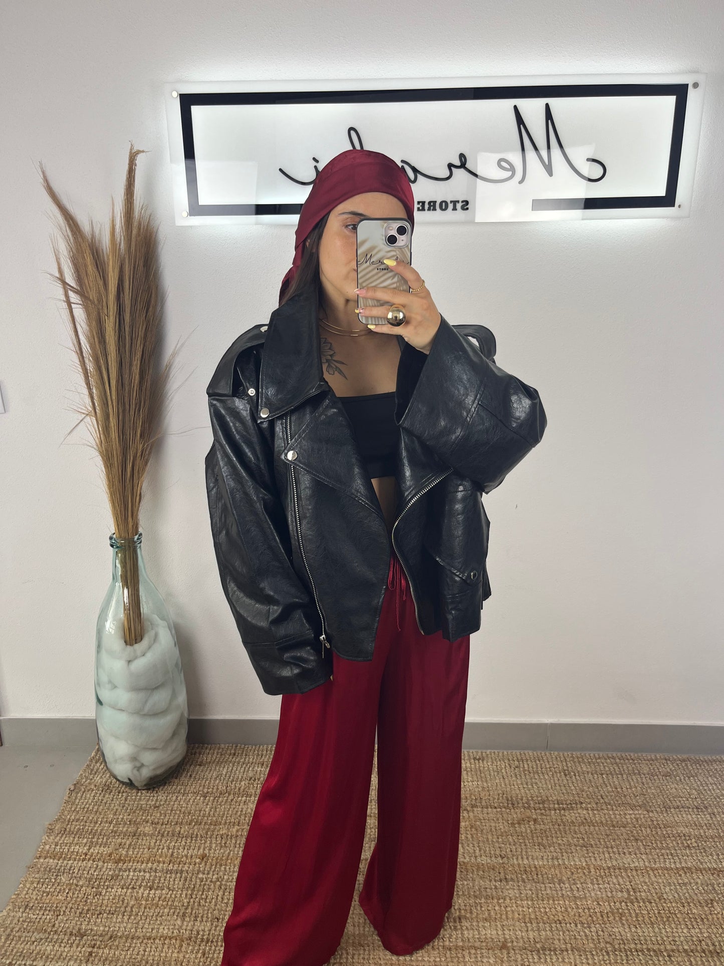 Calça Acetinada