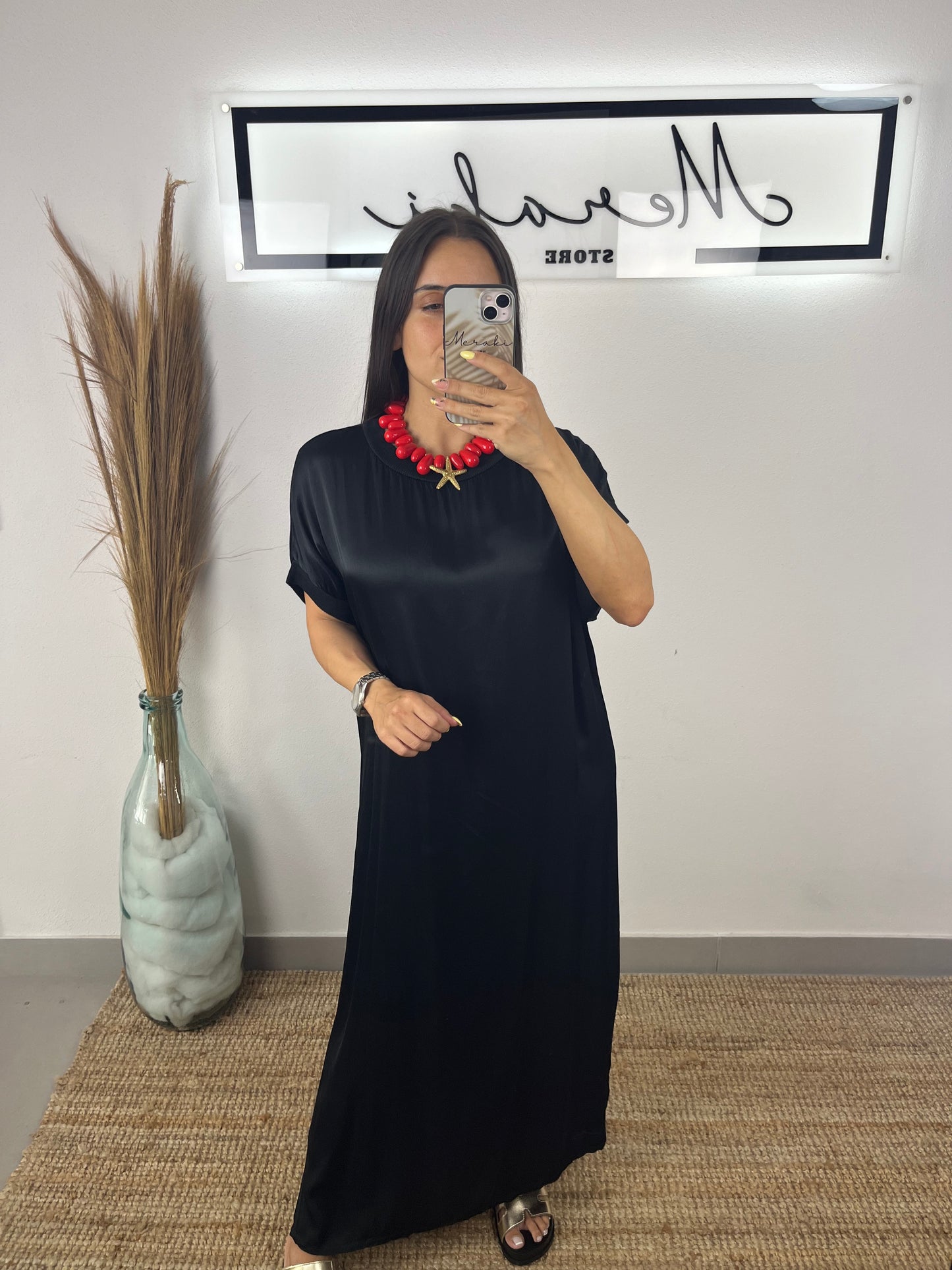Vestido Acetinado
