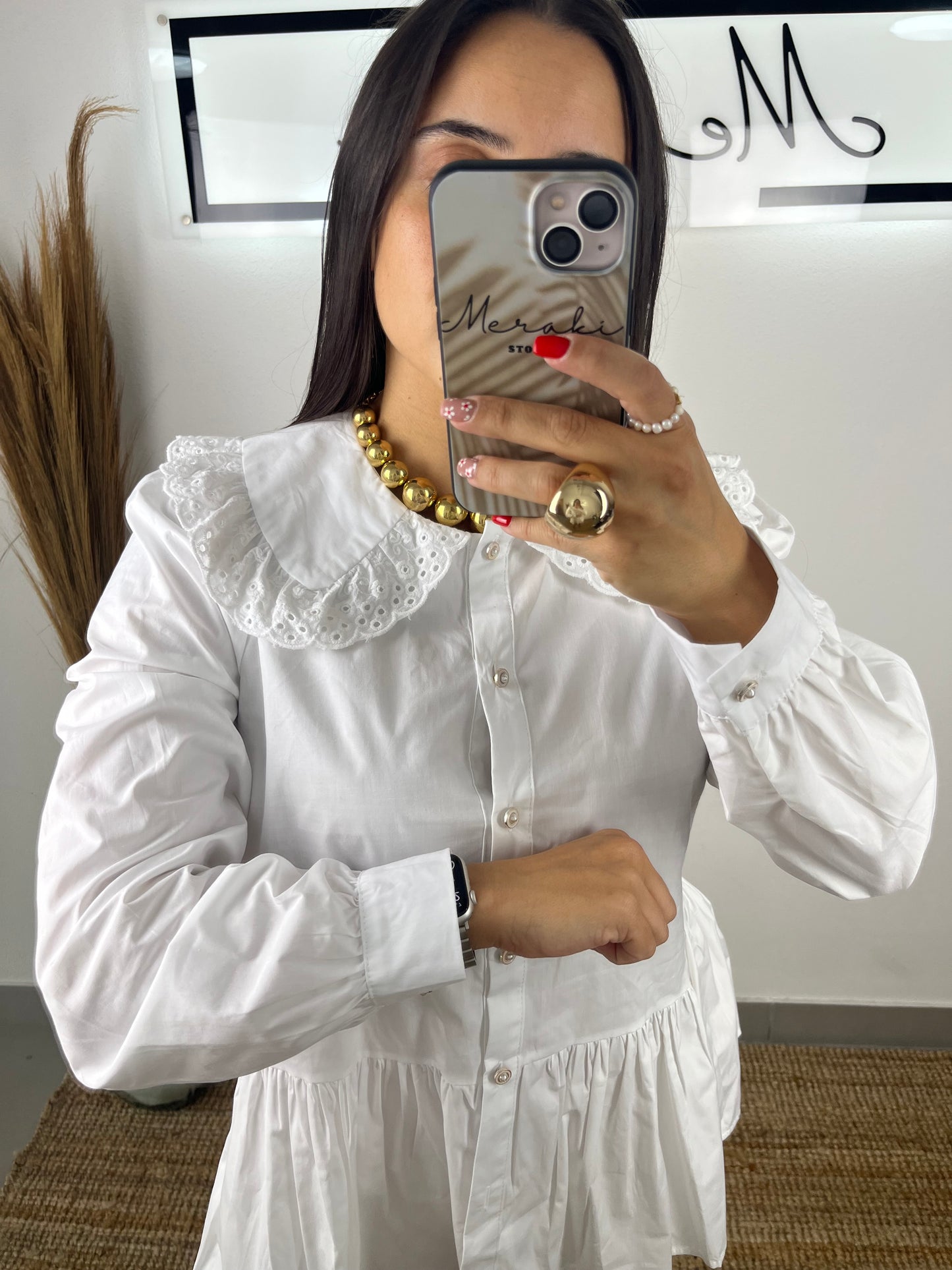 Camisa Folhos
