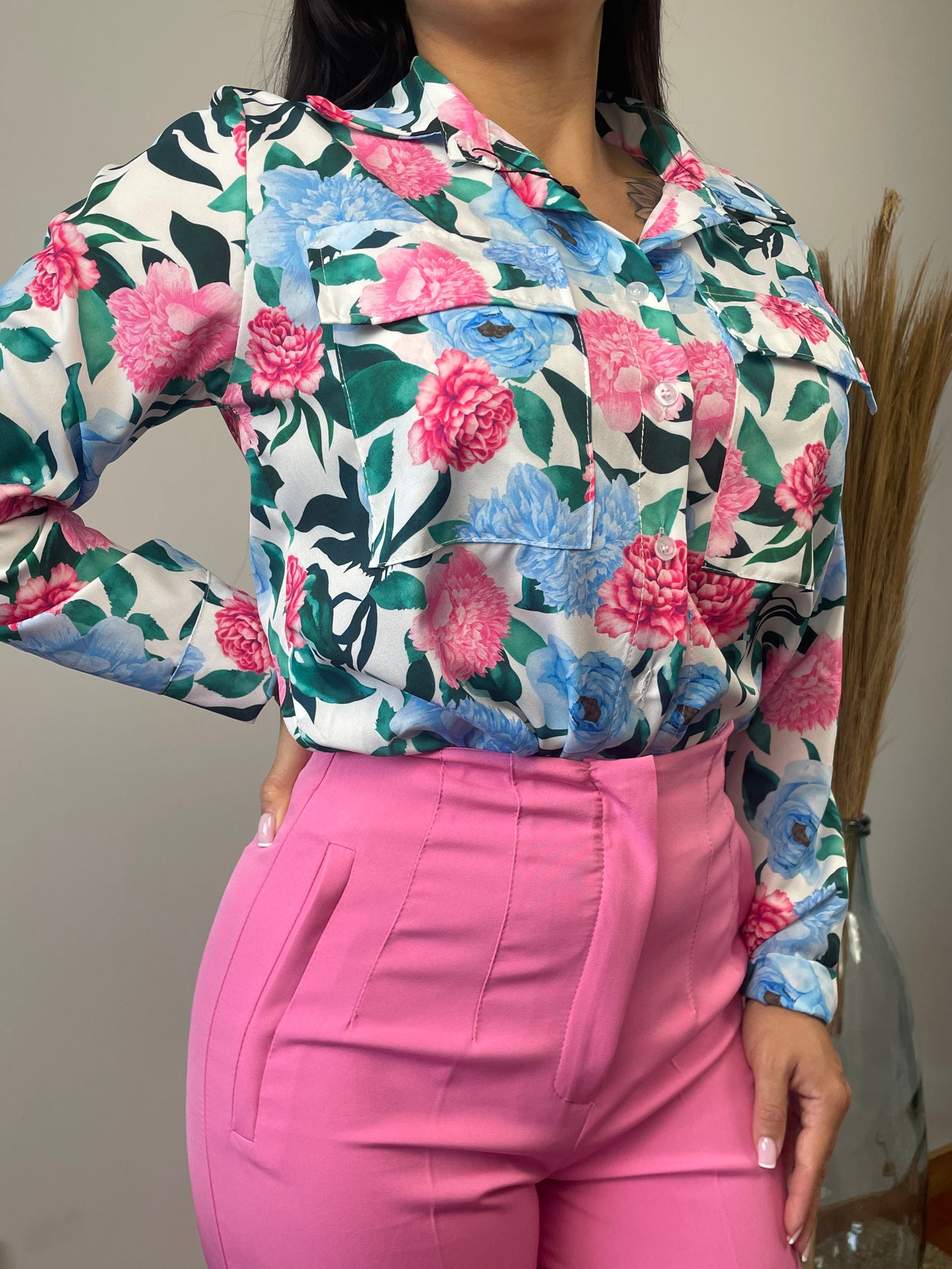 Camisa Flores