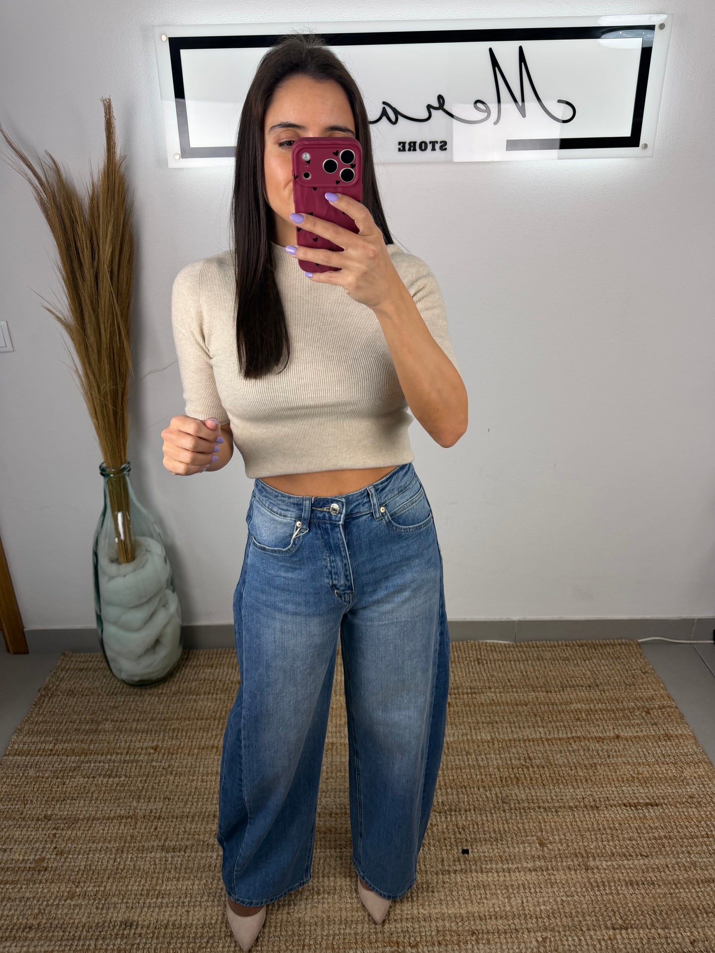 Calça Balone lateral escura