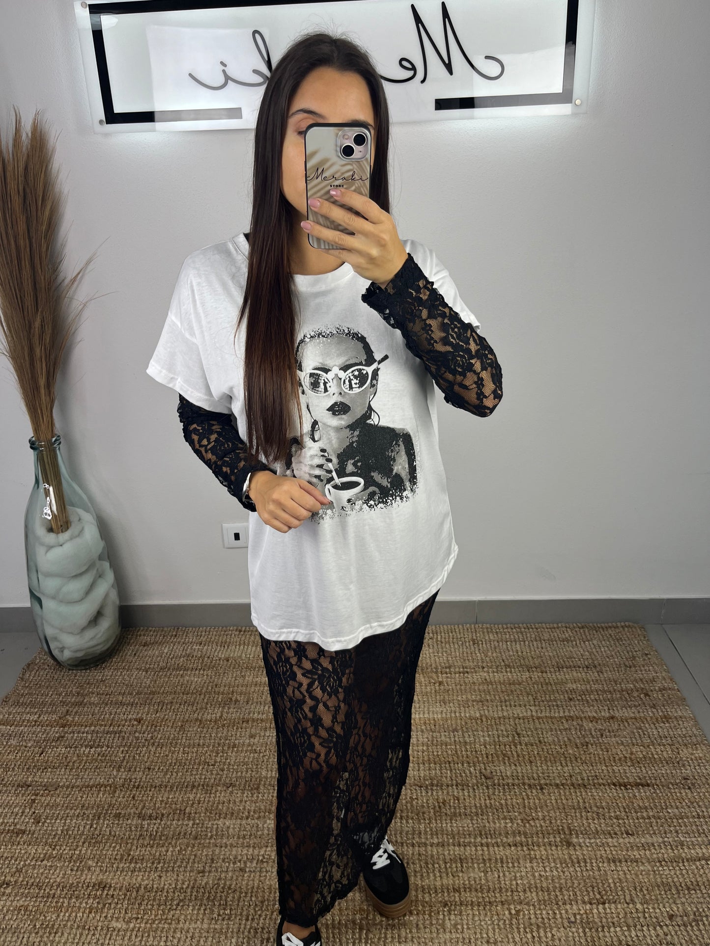T-shirt Óculos