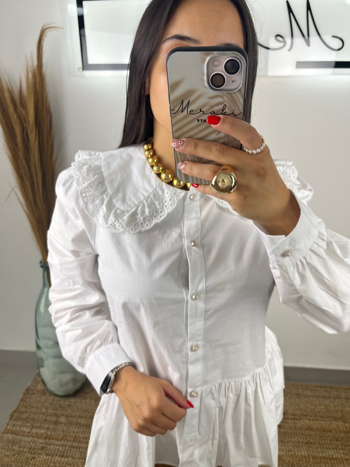 Camisa Folhos
