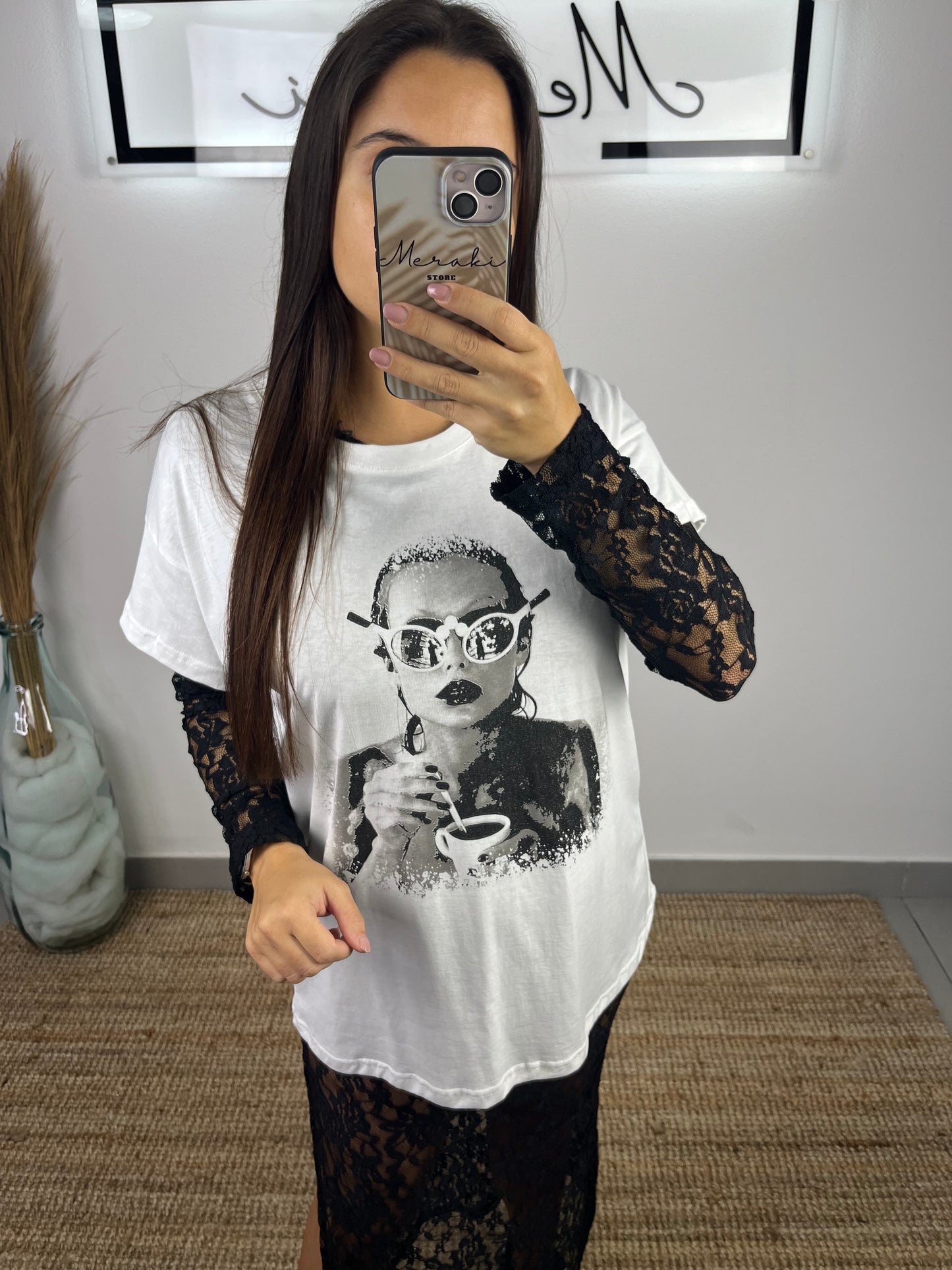 T-shirt Óculos