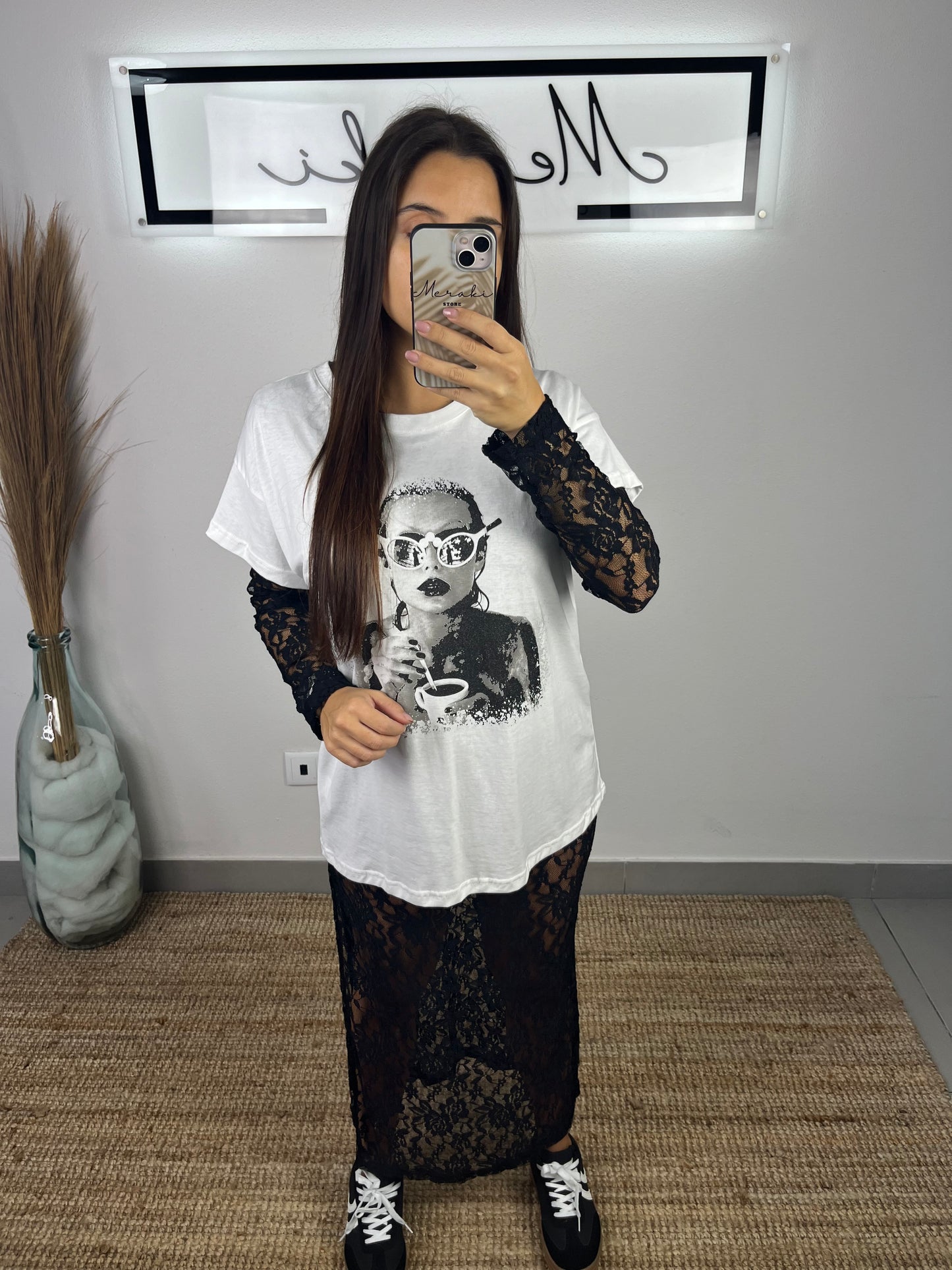 T-shirt Óculos