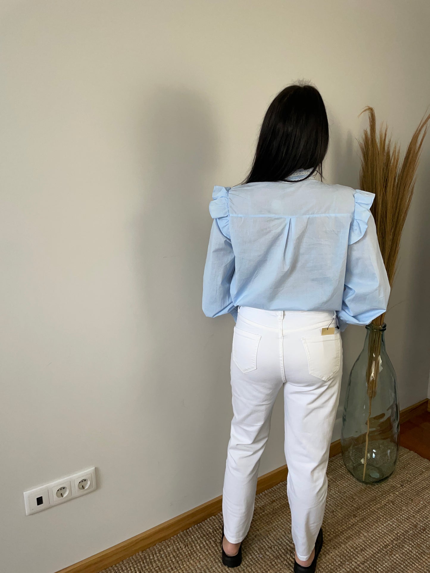 Calças mom fit