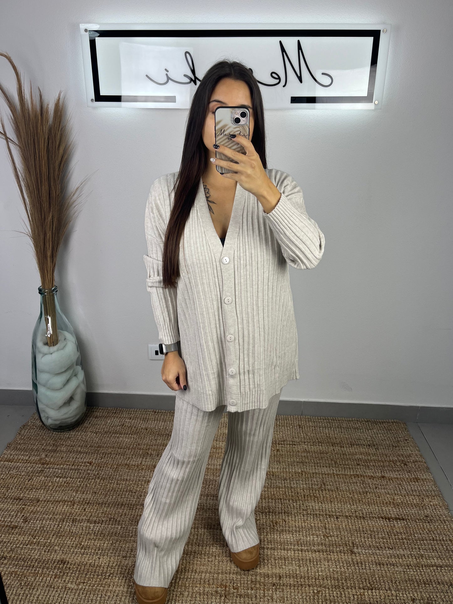 Conjunto Malha Canelada