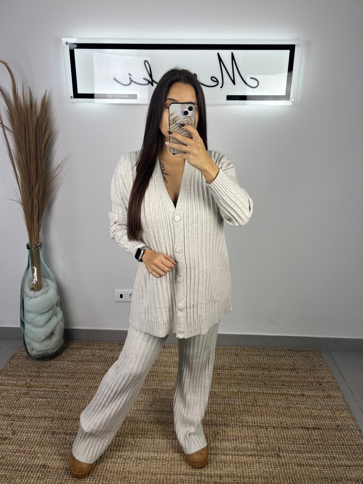 Conjunto Malha Canelada