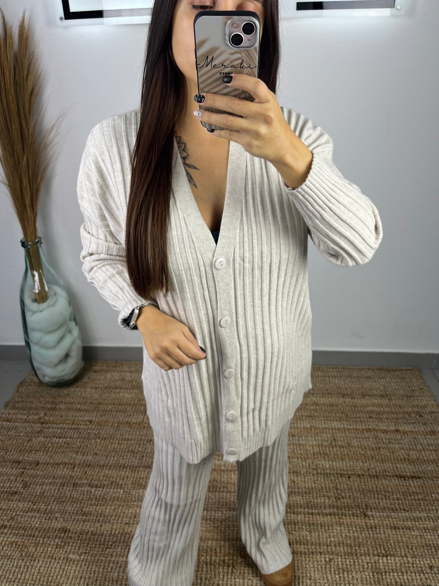 Conjunto Malha Canelada