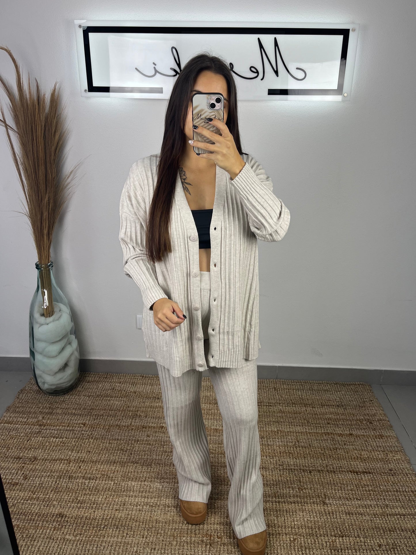 Conjunto Malha Canelada