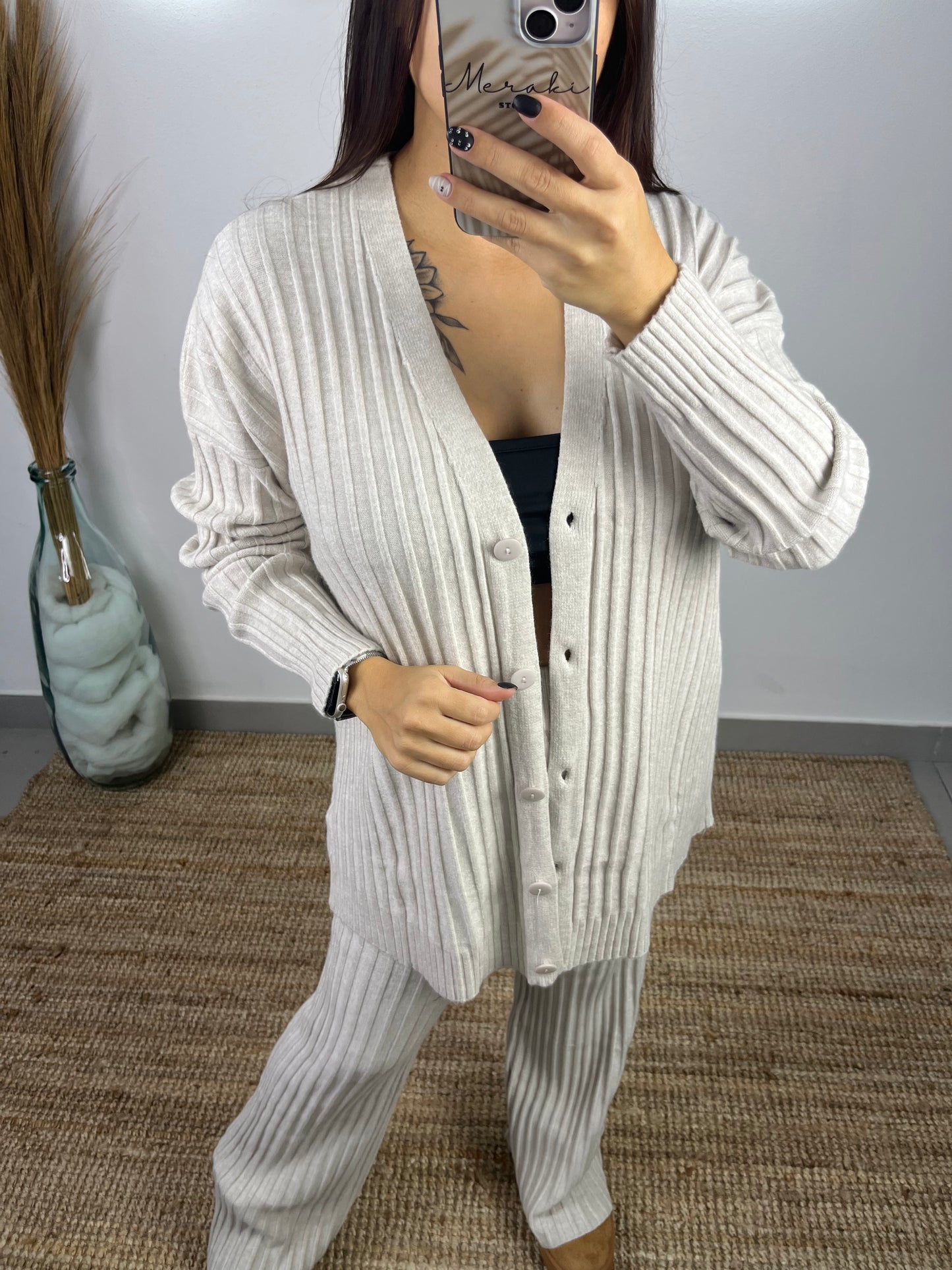 Conjunto Malha Canelada