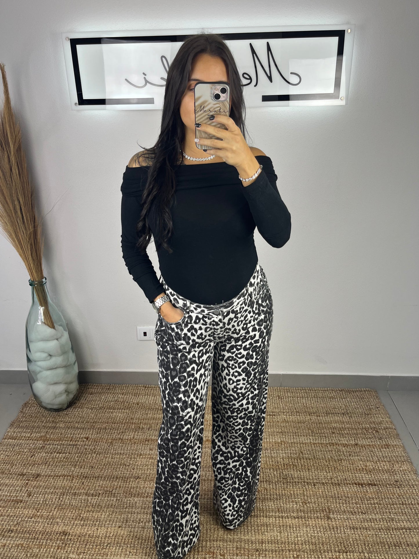 Calças Leopardo
