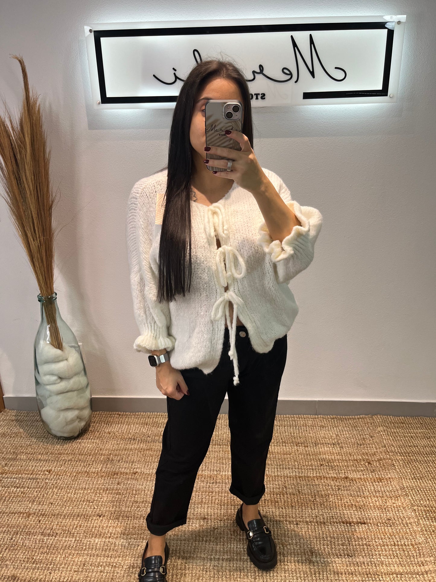 Cardigan cordões