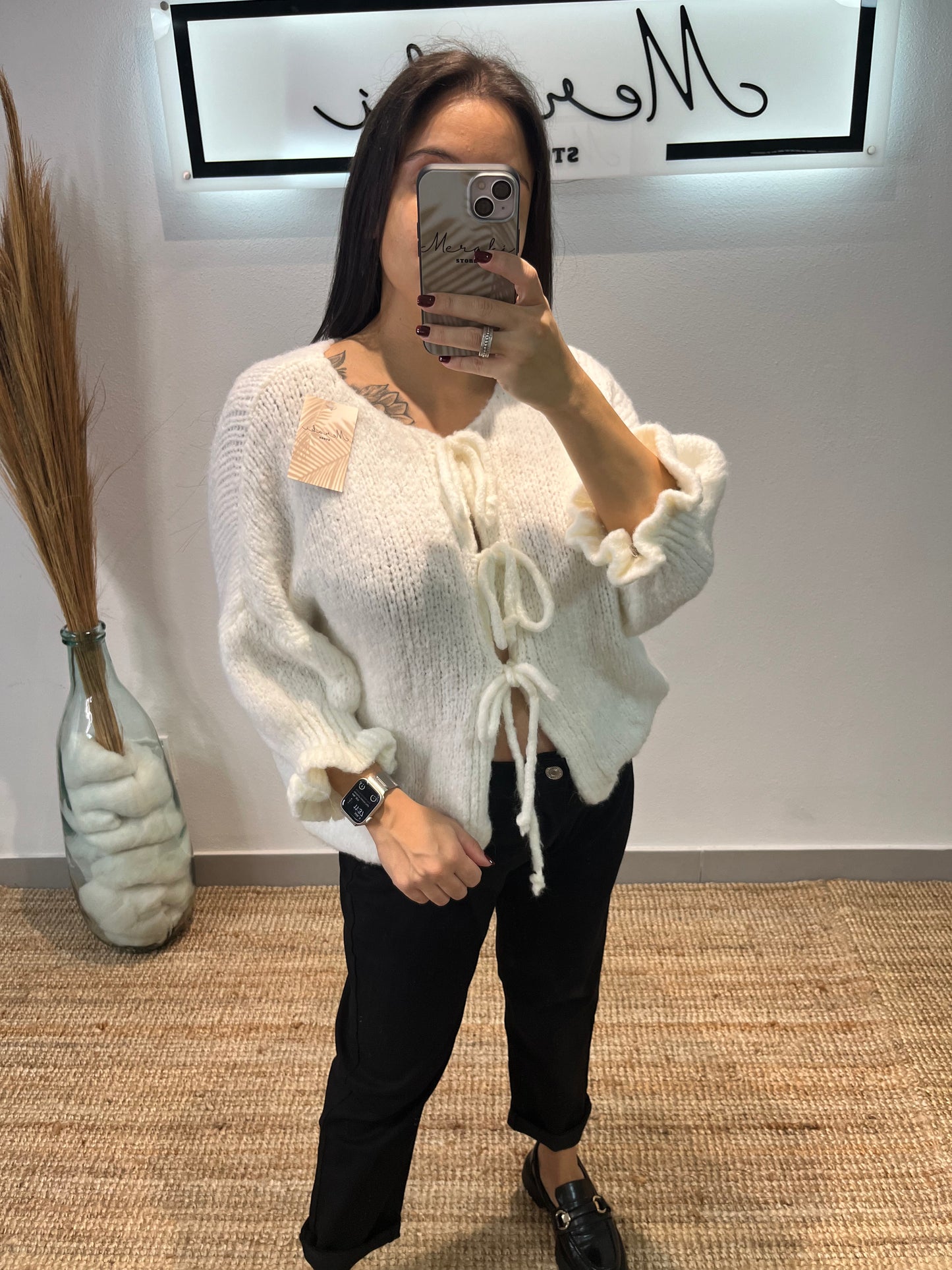 Cardigan cordões