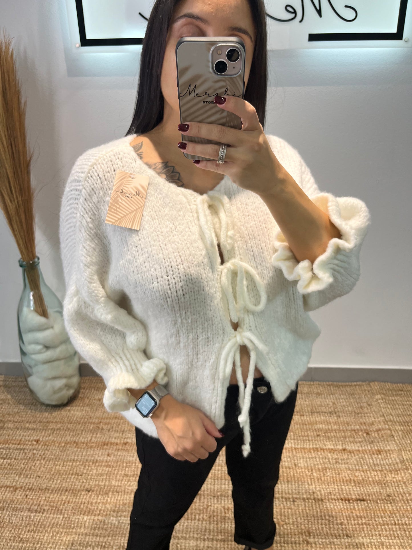 Cardigan cordões