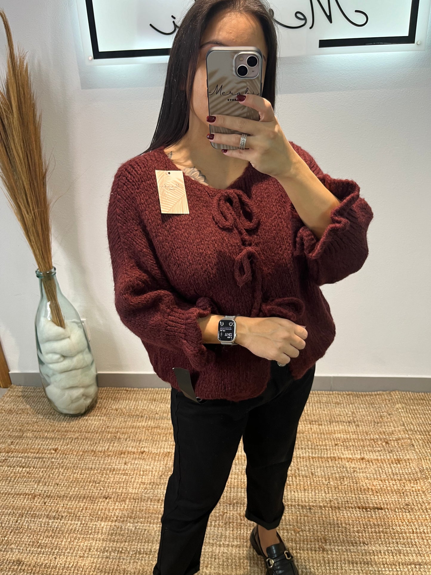 Cardigan cordões