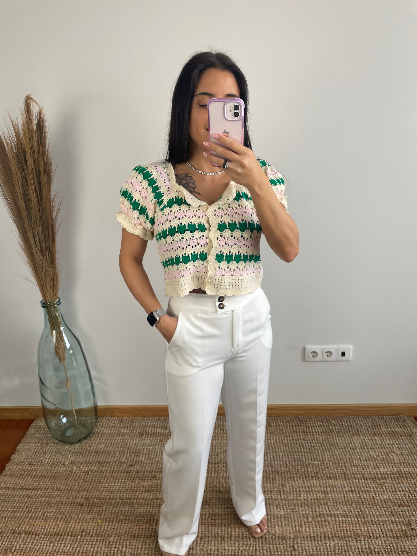 Crop TOP Casaco