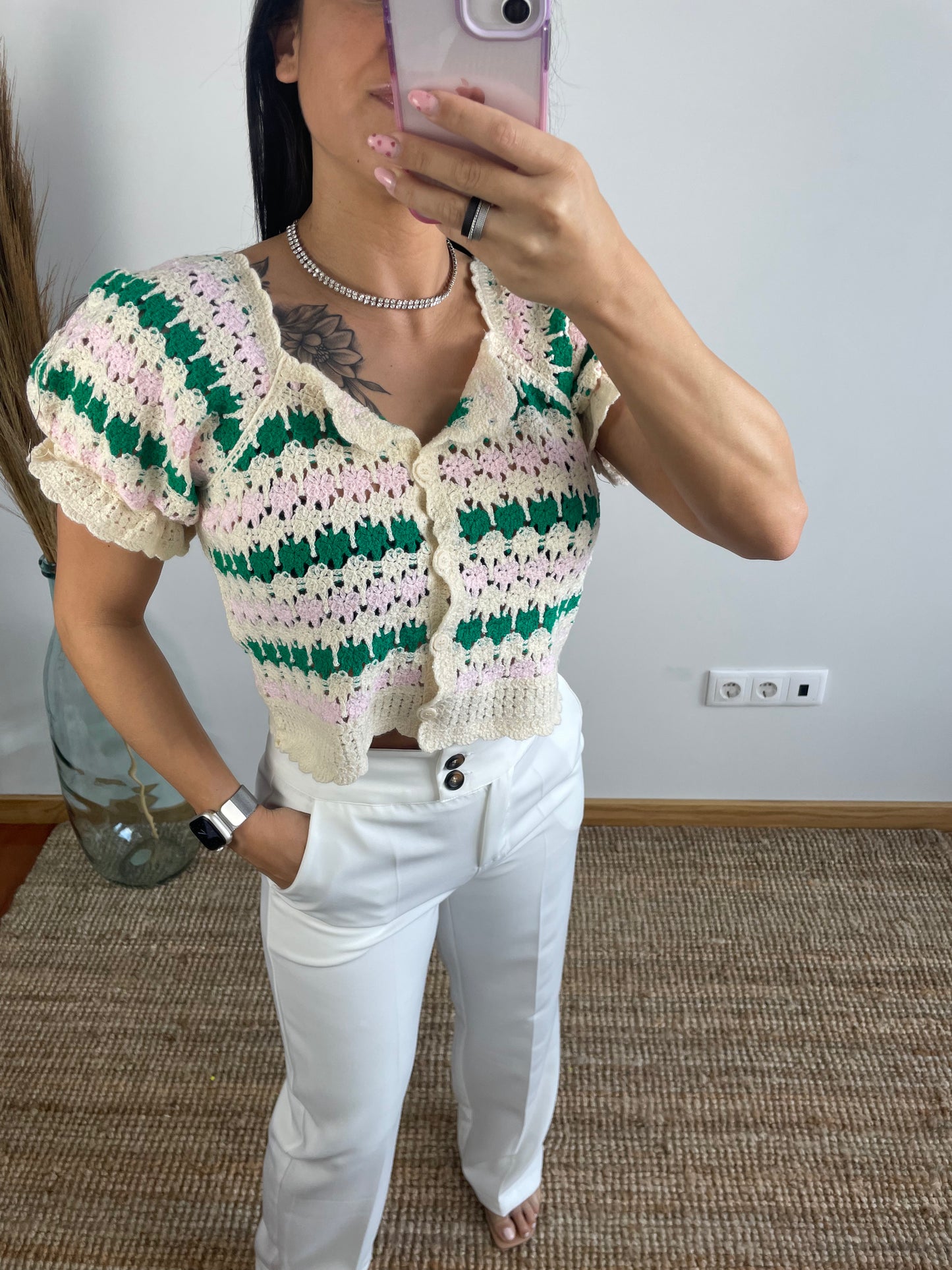 Crop TOP Casaco