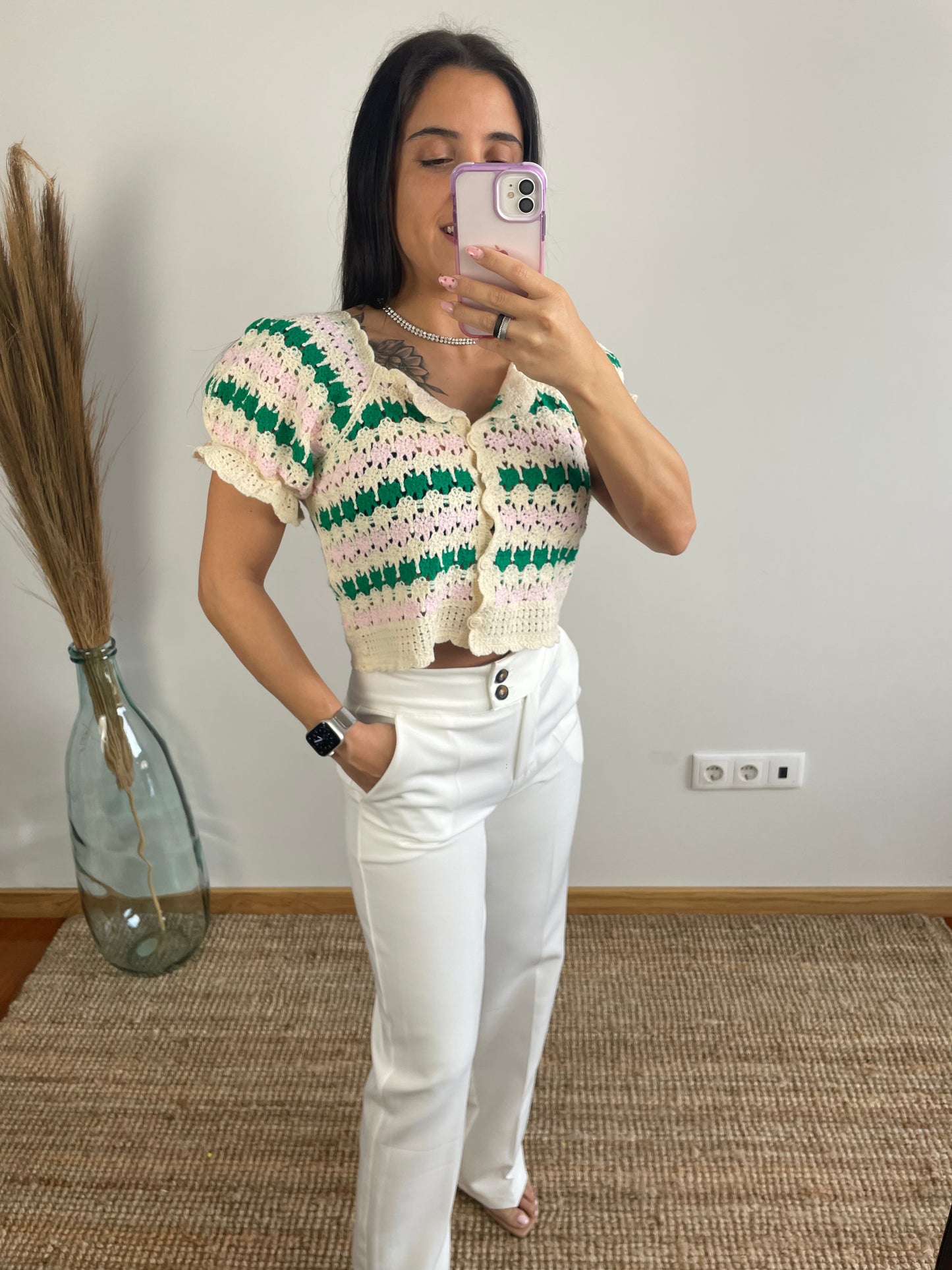 Crop TOP Casaco