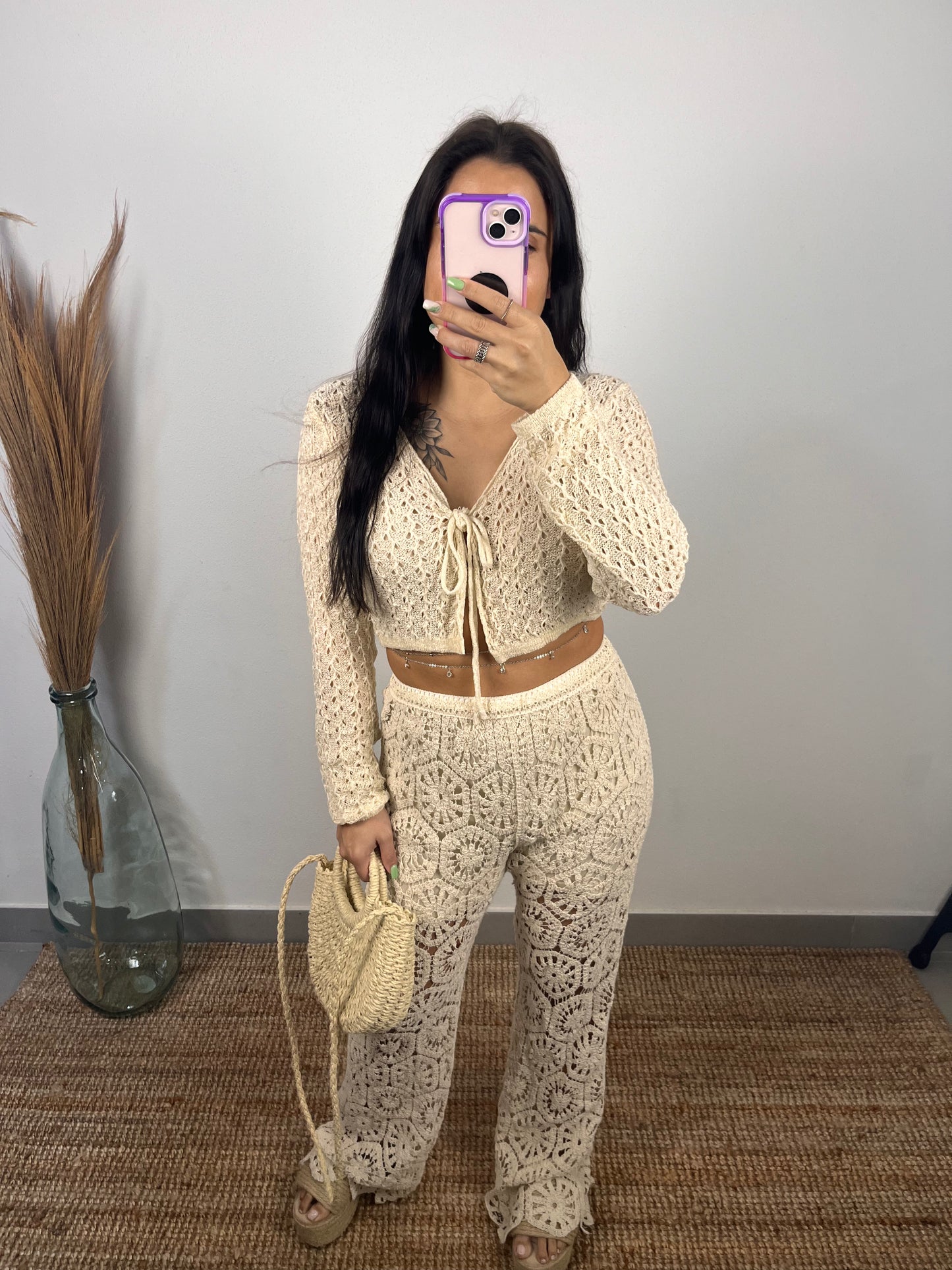 Calças Crochet