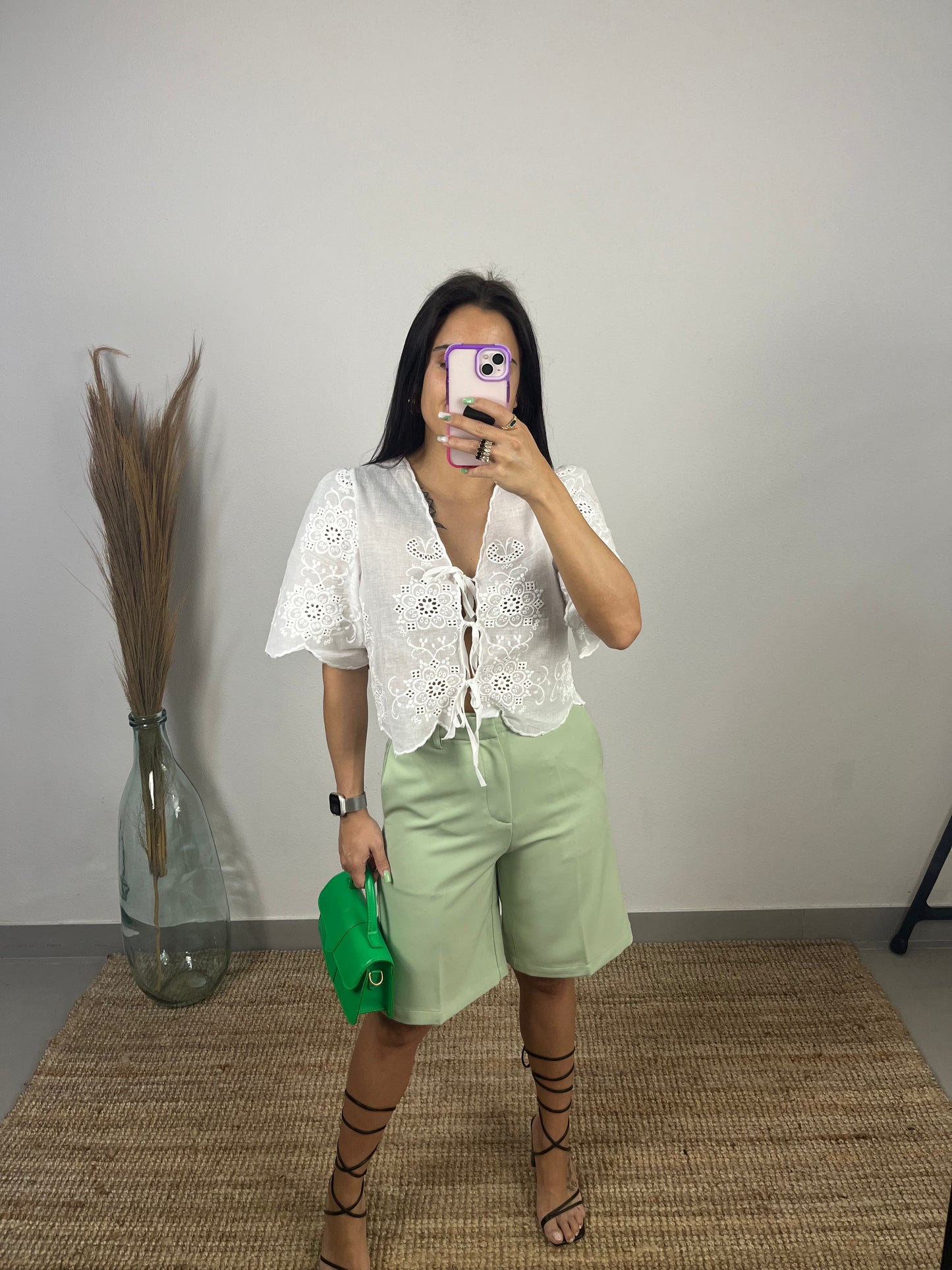 Camisa Bordado Inglês
