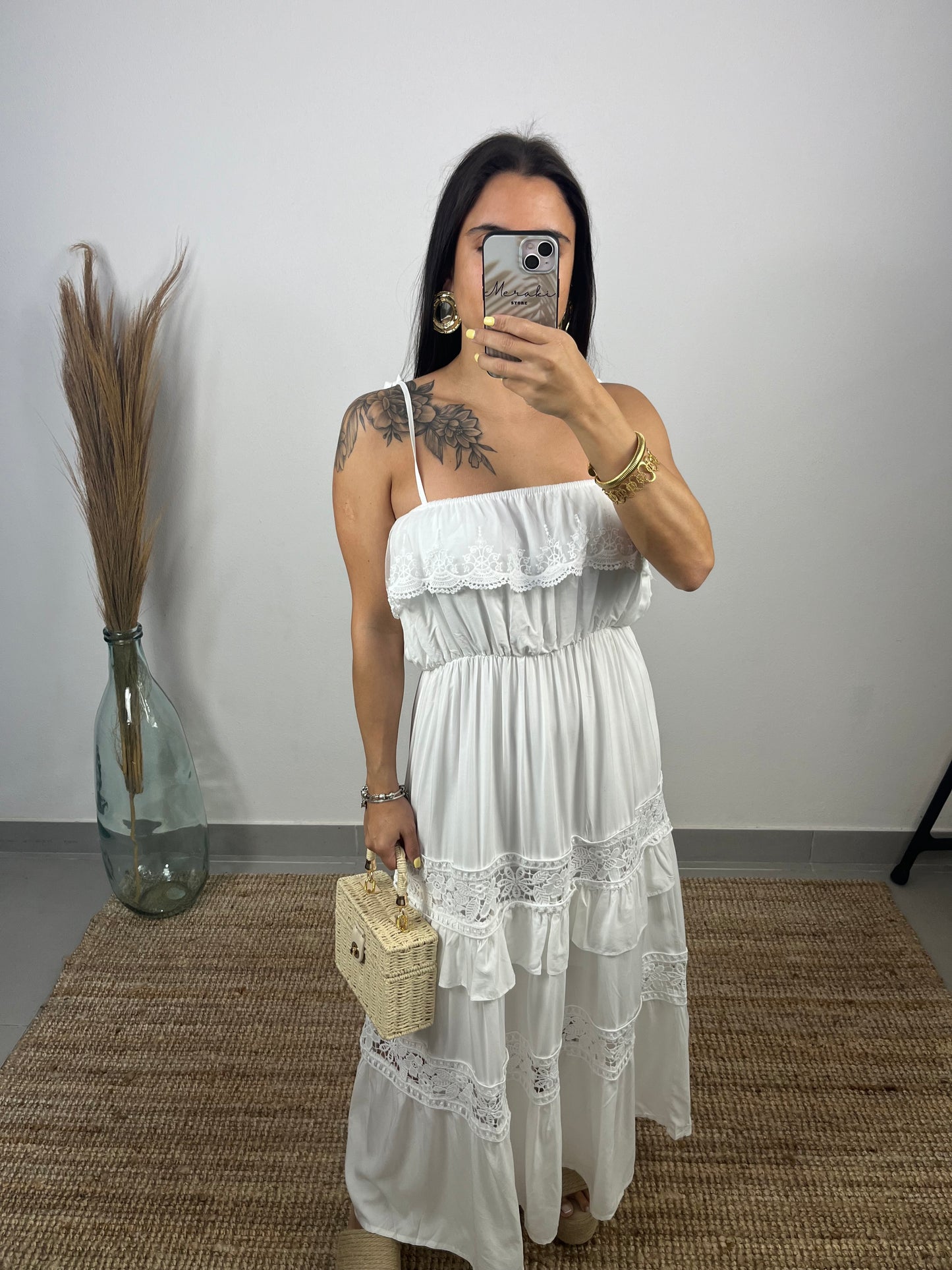 Vestido alças ajustável
