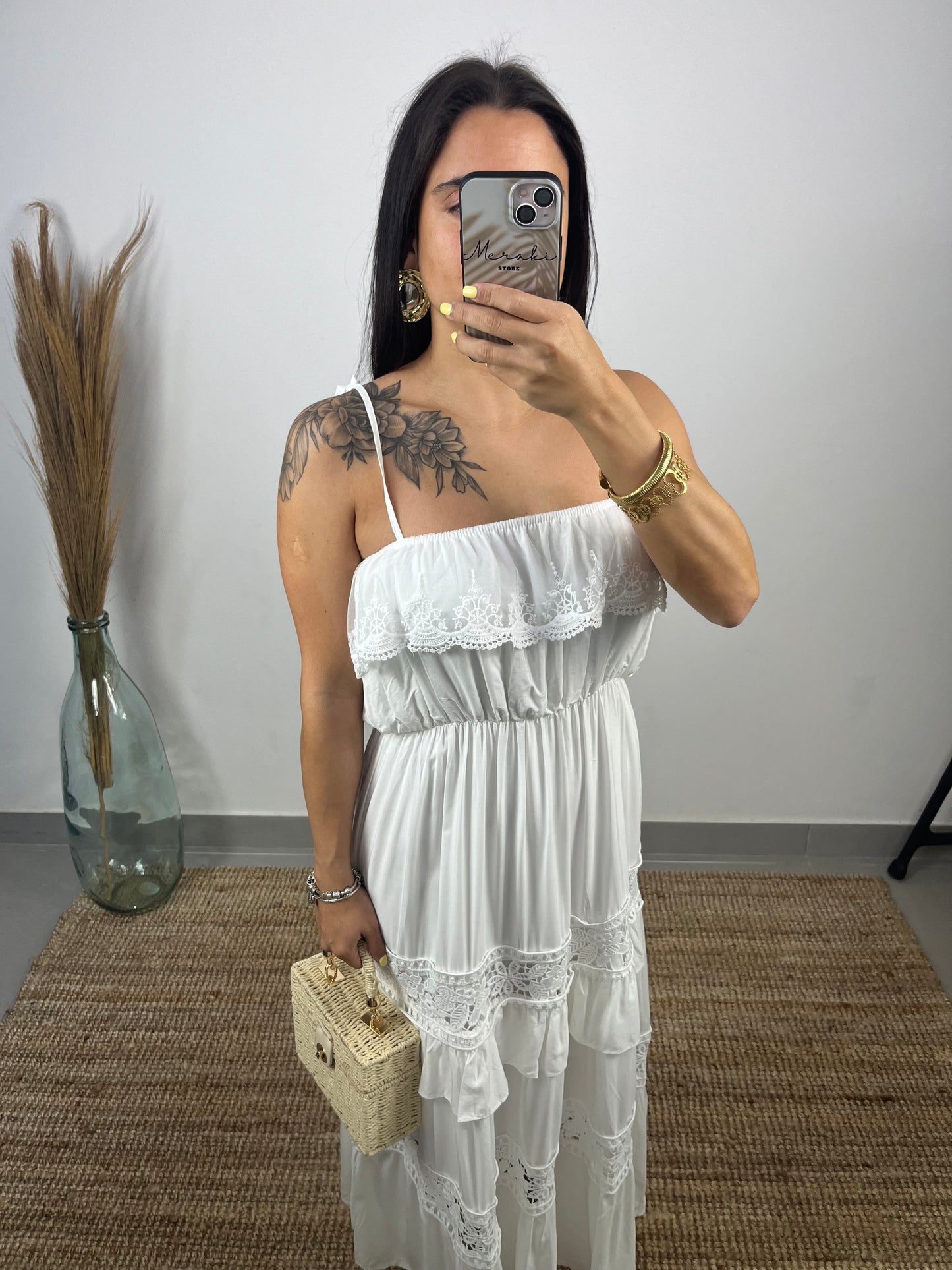 Vestido alças ajustável