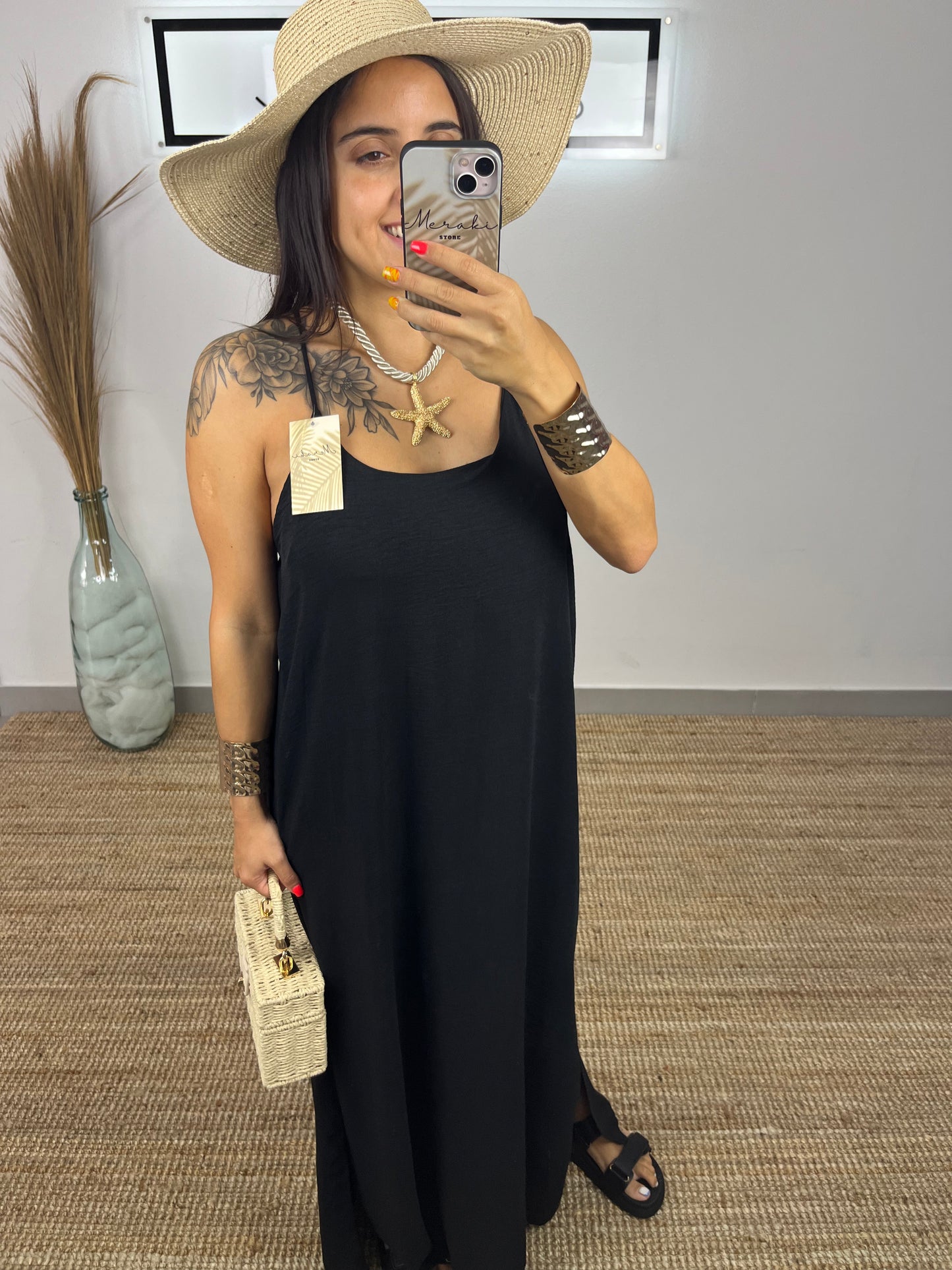 Vestido Alças