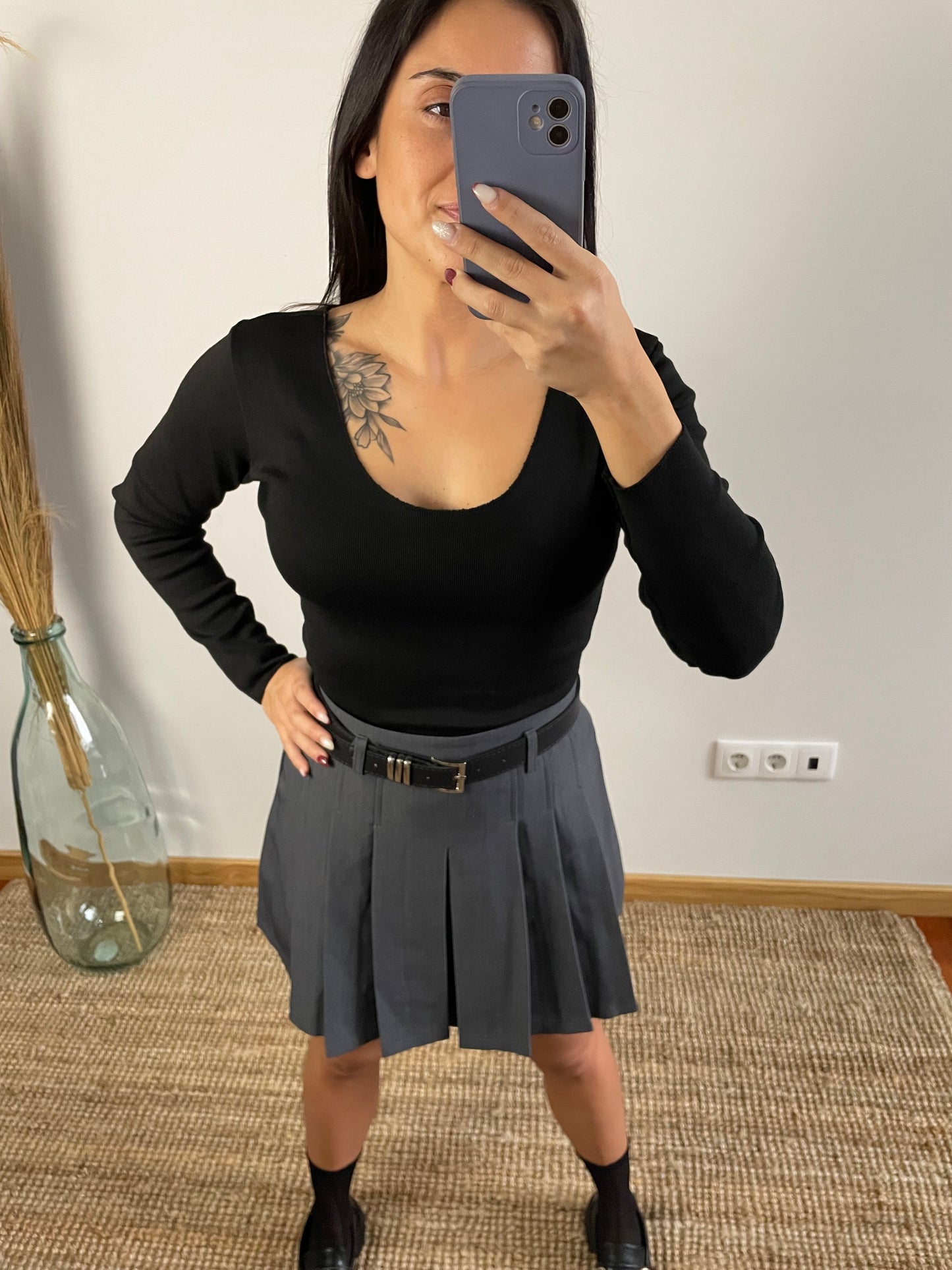 Camisola Malha Cropped