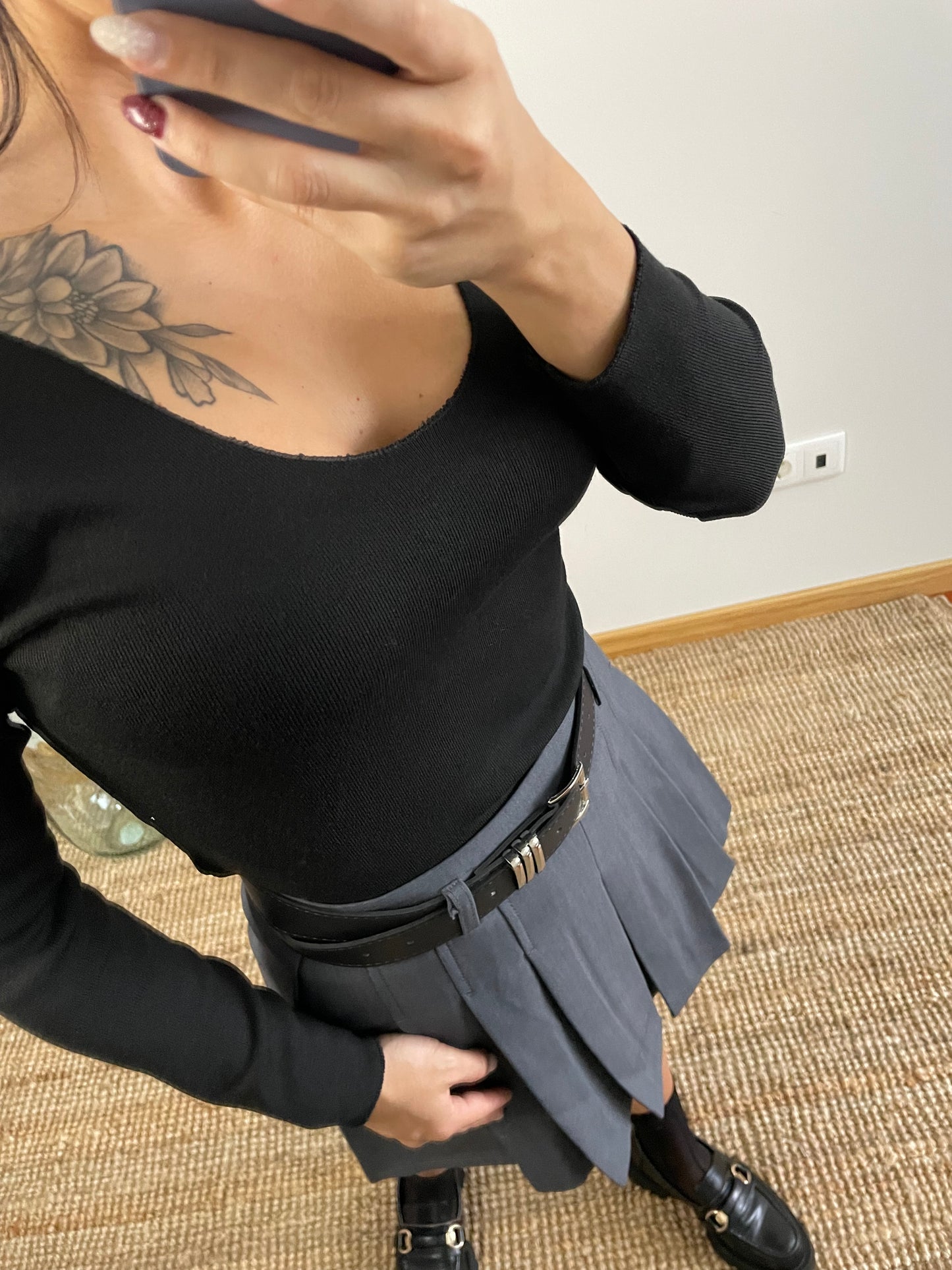 Camisola Malha Cropped