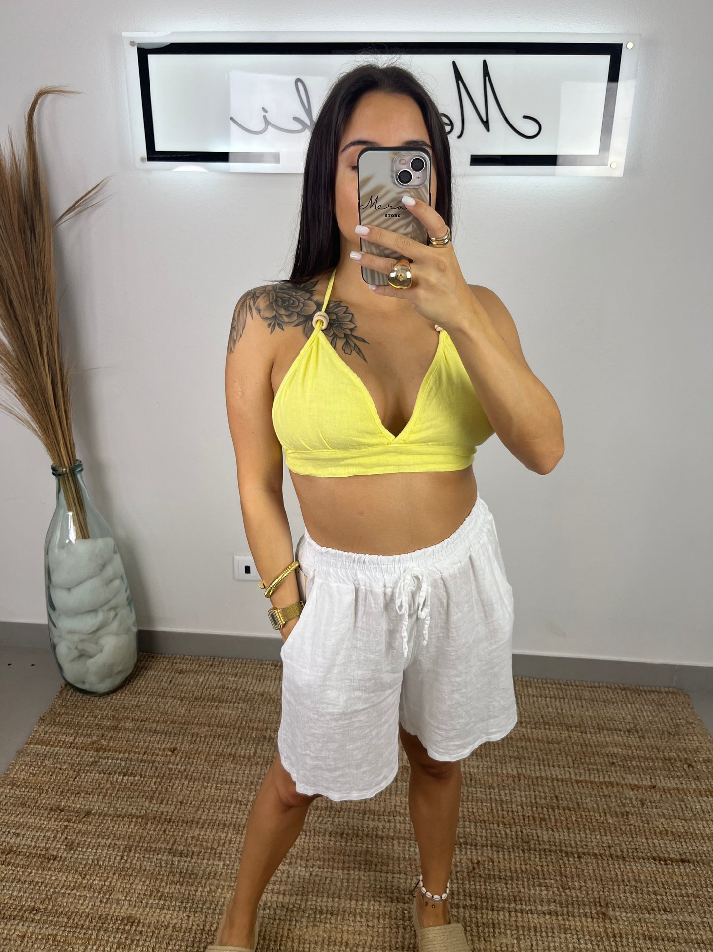 Top 100% linho