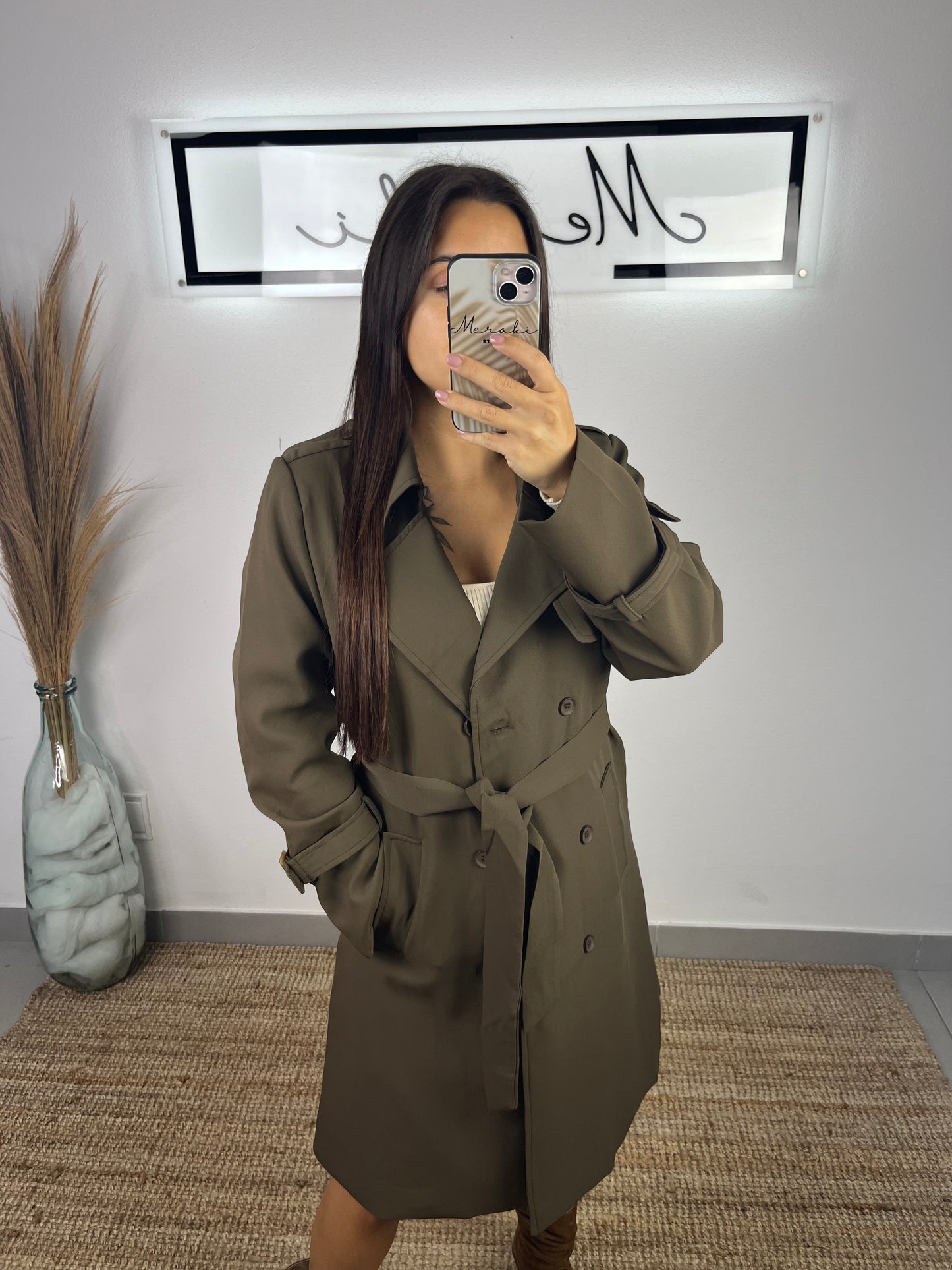 Gabardine Castanha