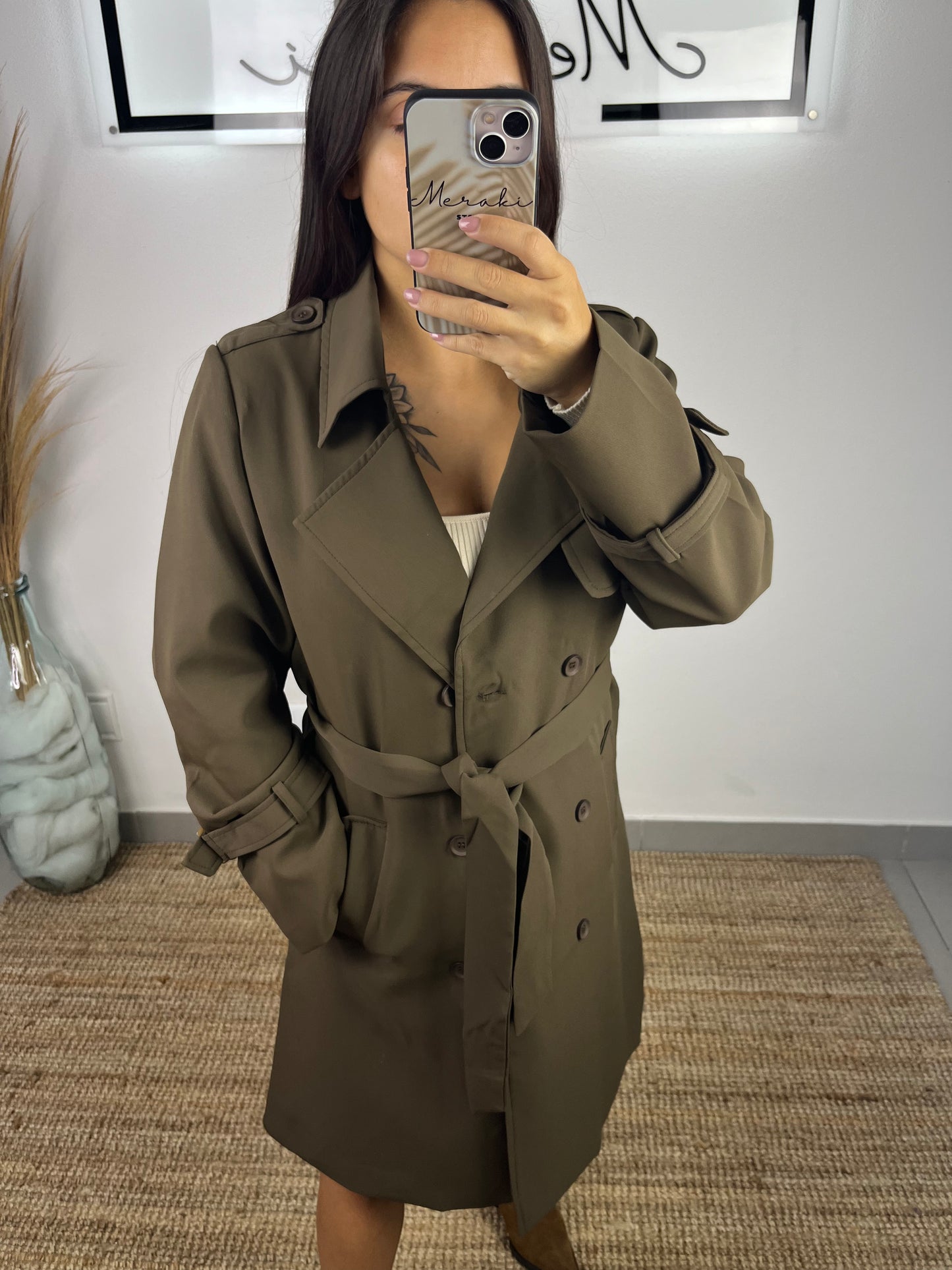 Gabardine Castanha