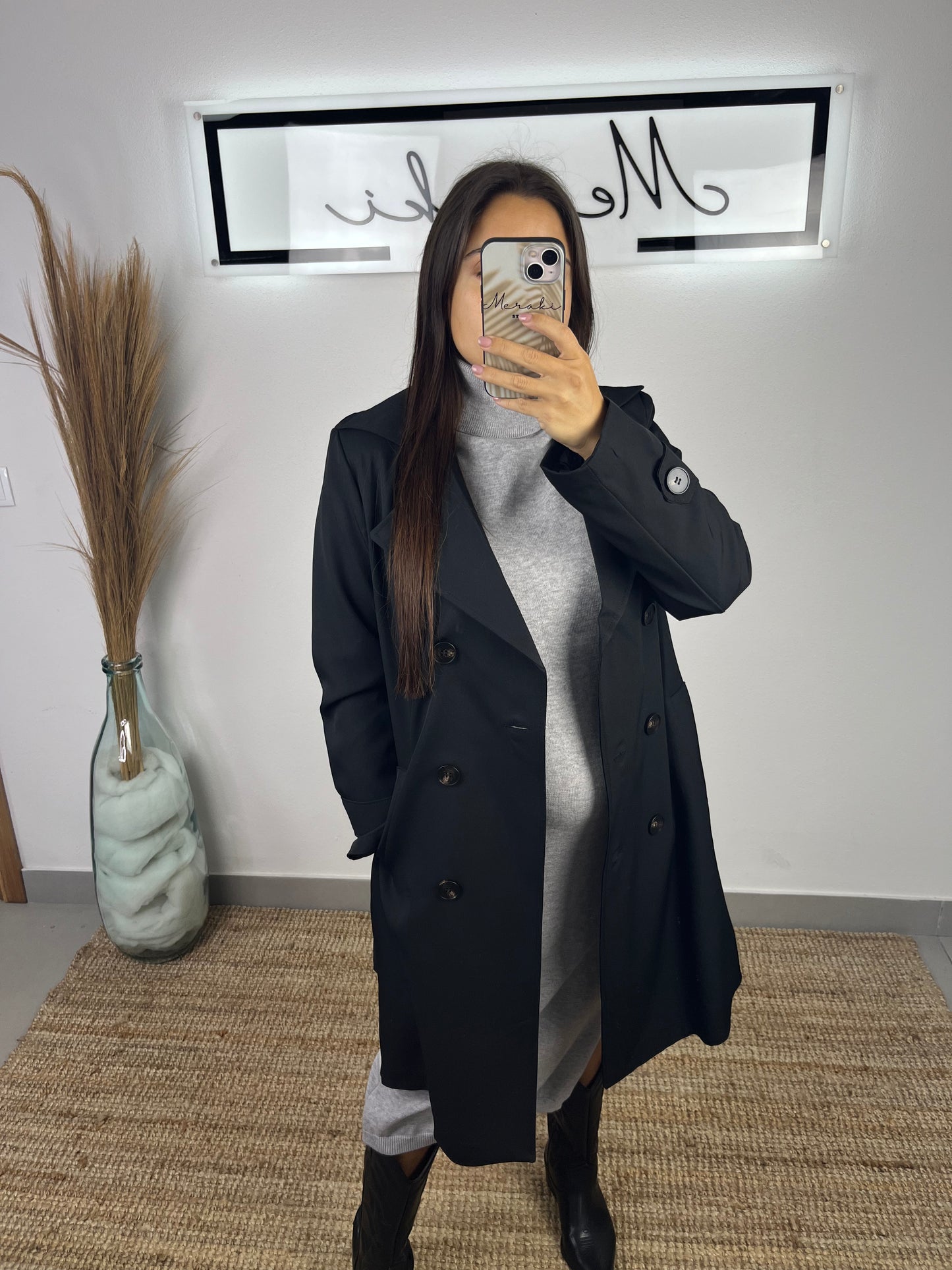 Gabardine Preta