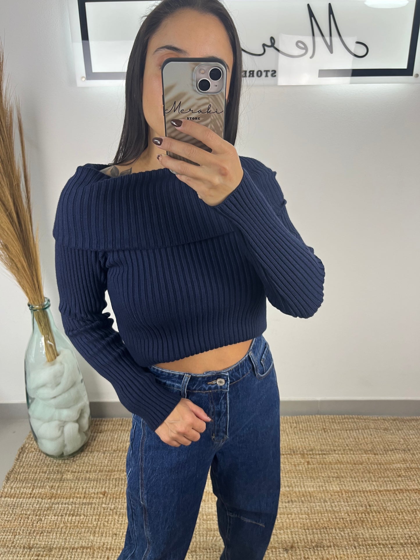 Camisola Gola em Barco