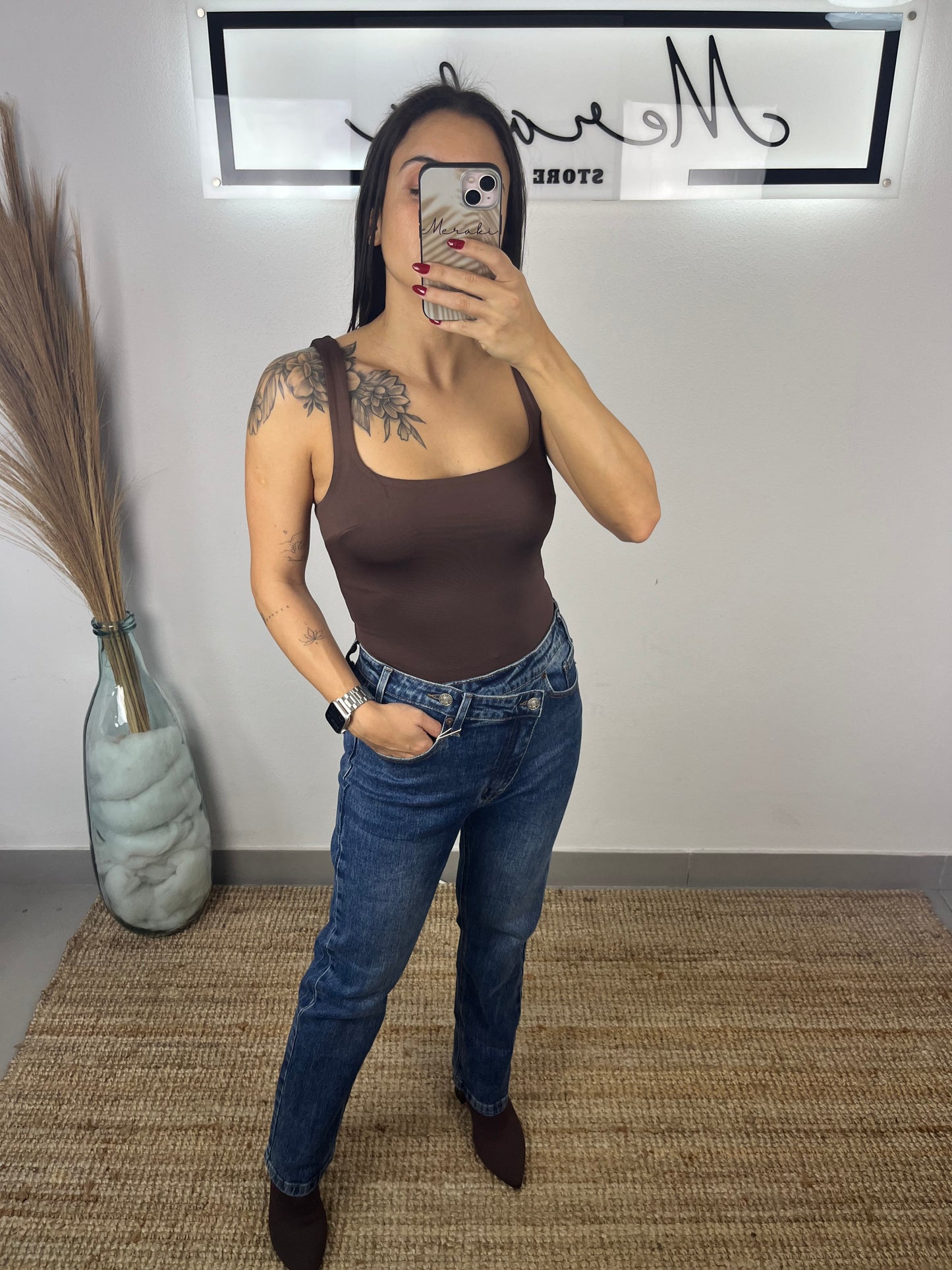 Calça Assimétrica perna larga