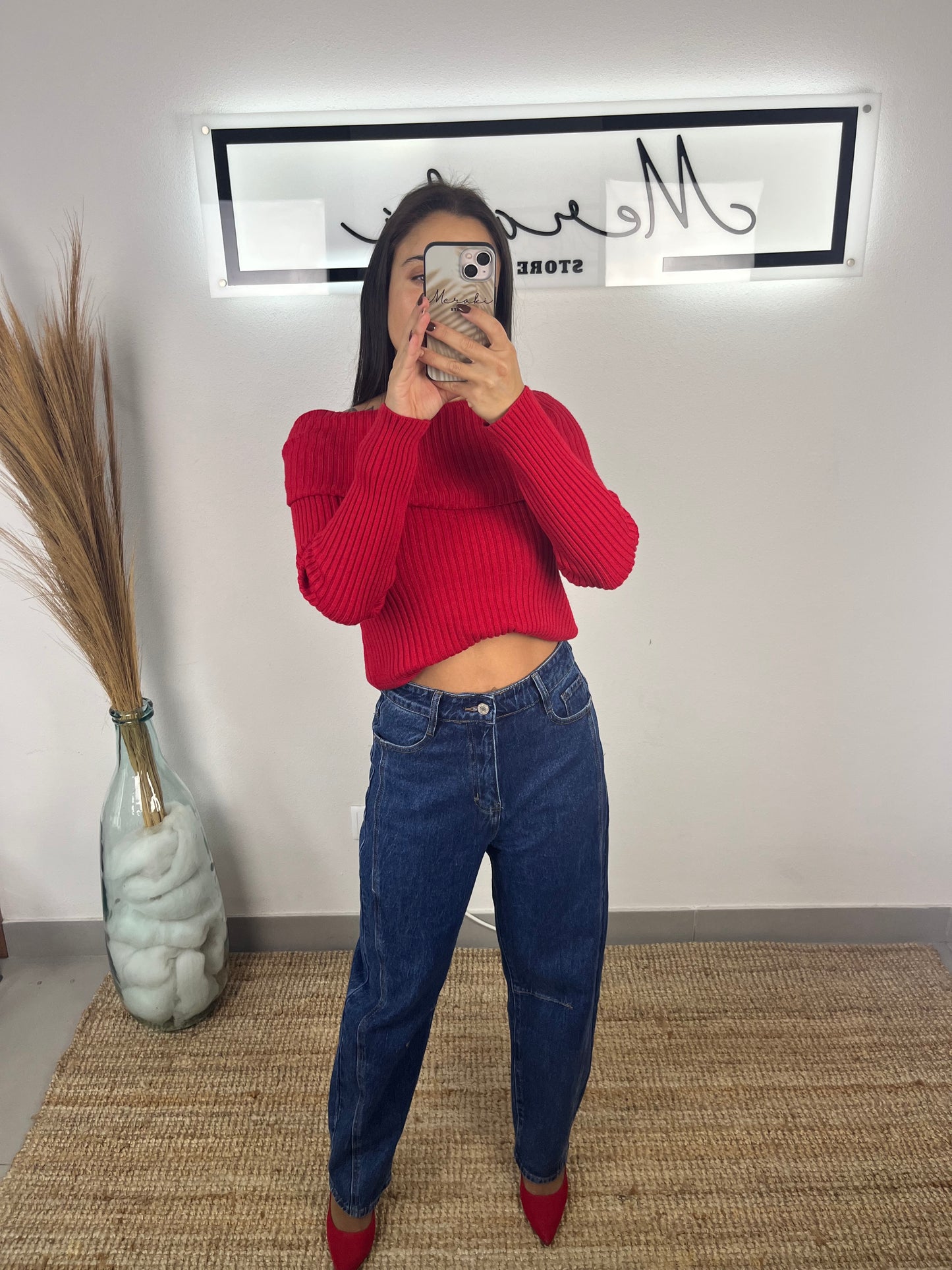 Camisola Gola em Barco