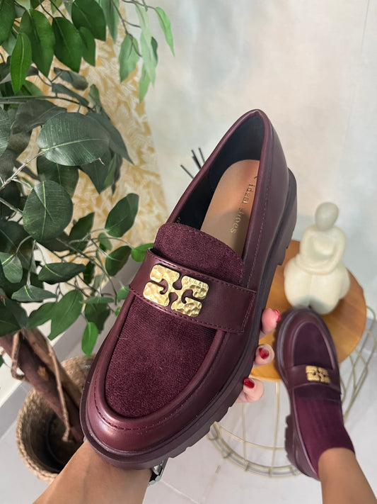 Mocassins Veludo