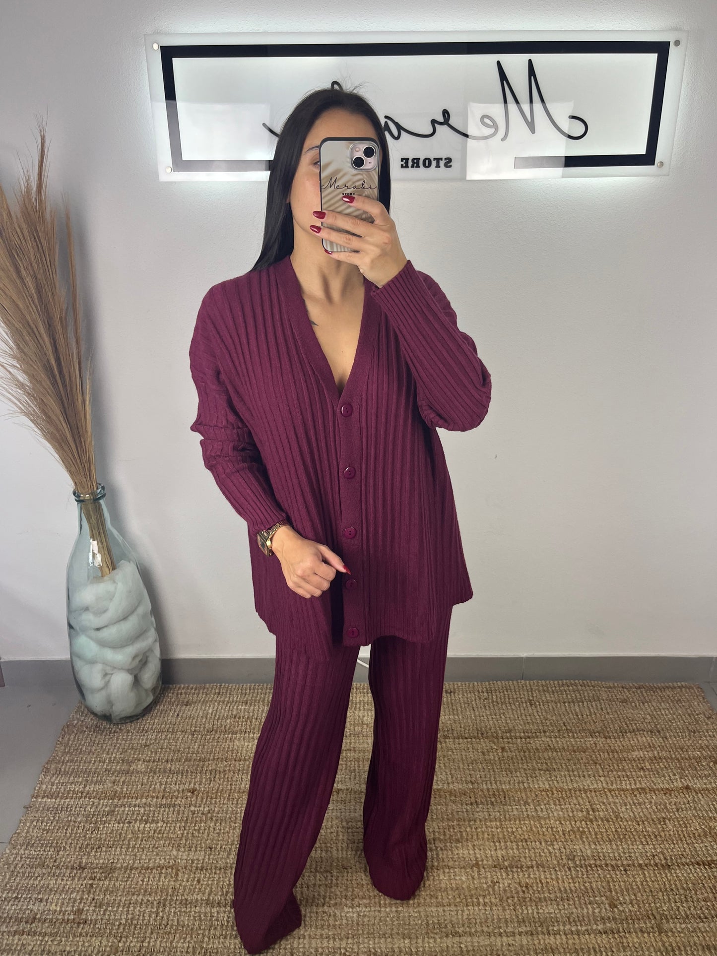 Conjunto Malha Canelada