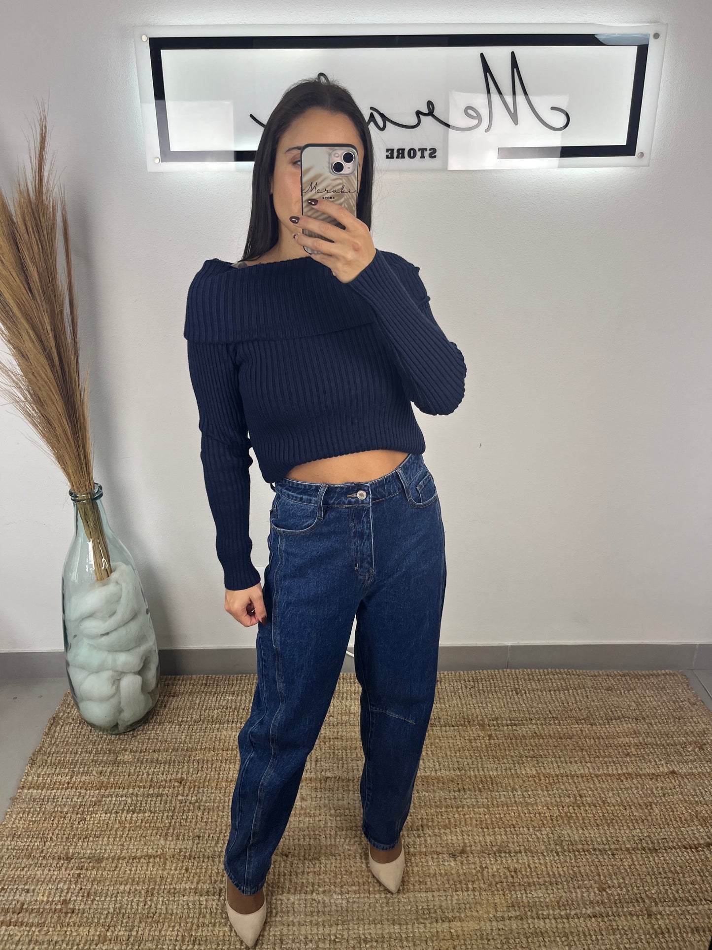 Camisola Gola em Barco