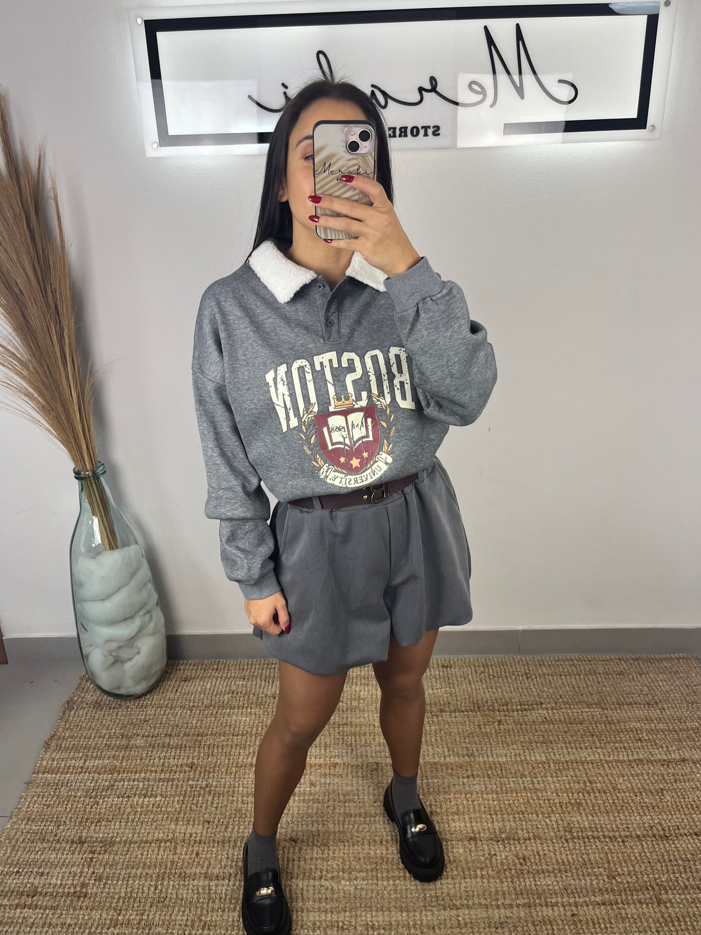 Calções abalonados