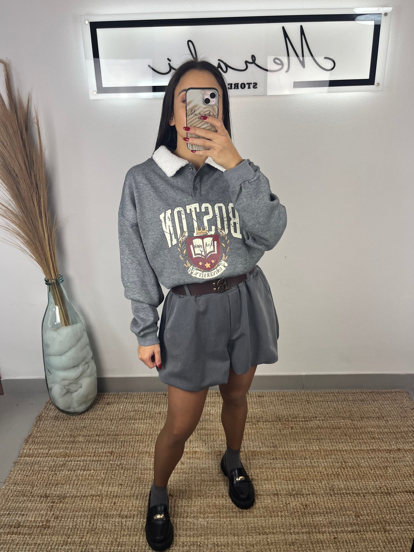 Calções abalonados