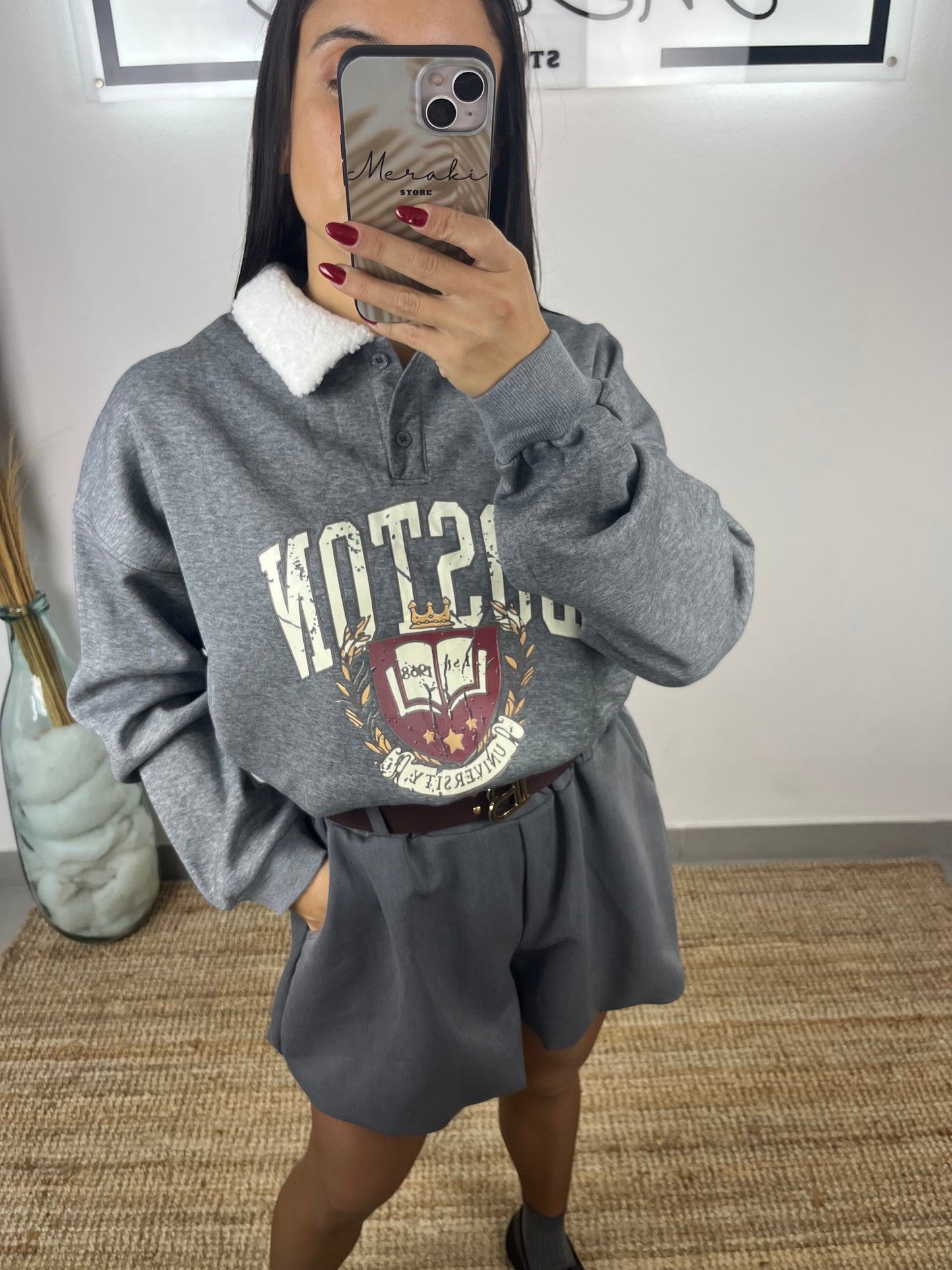 Calções abalonados