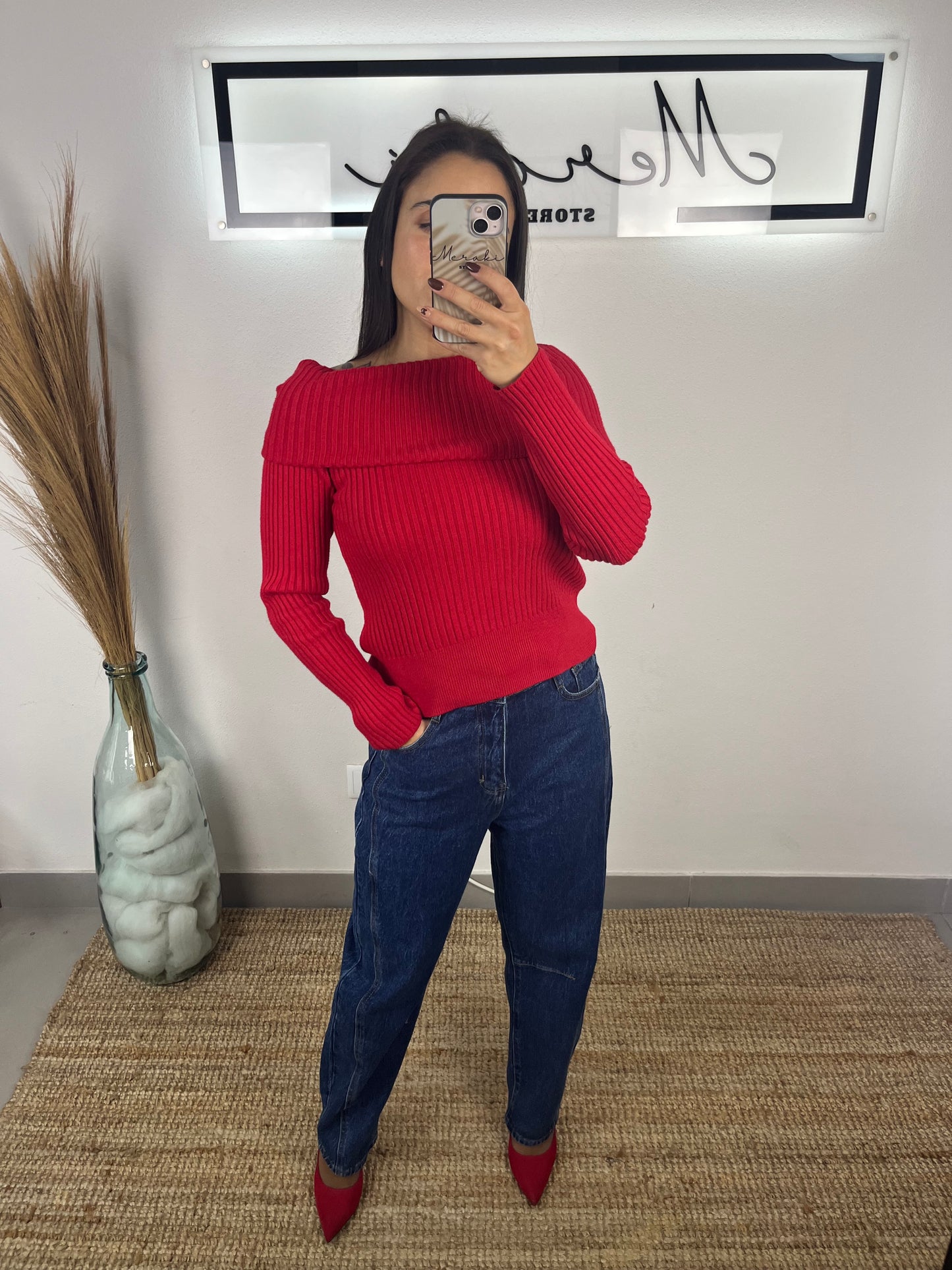 Camisola Gola em Barco