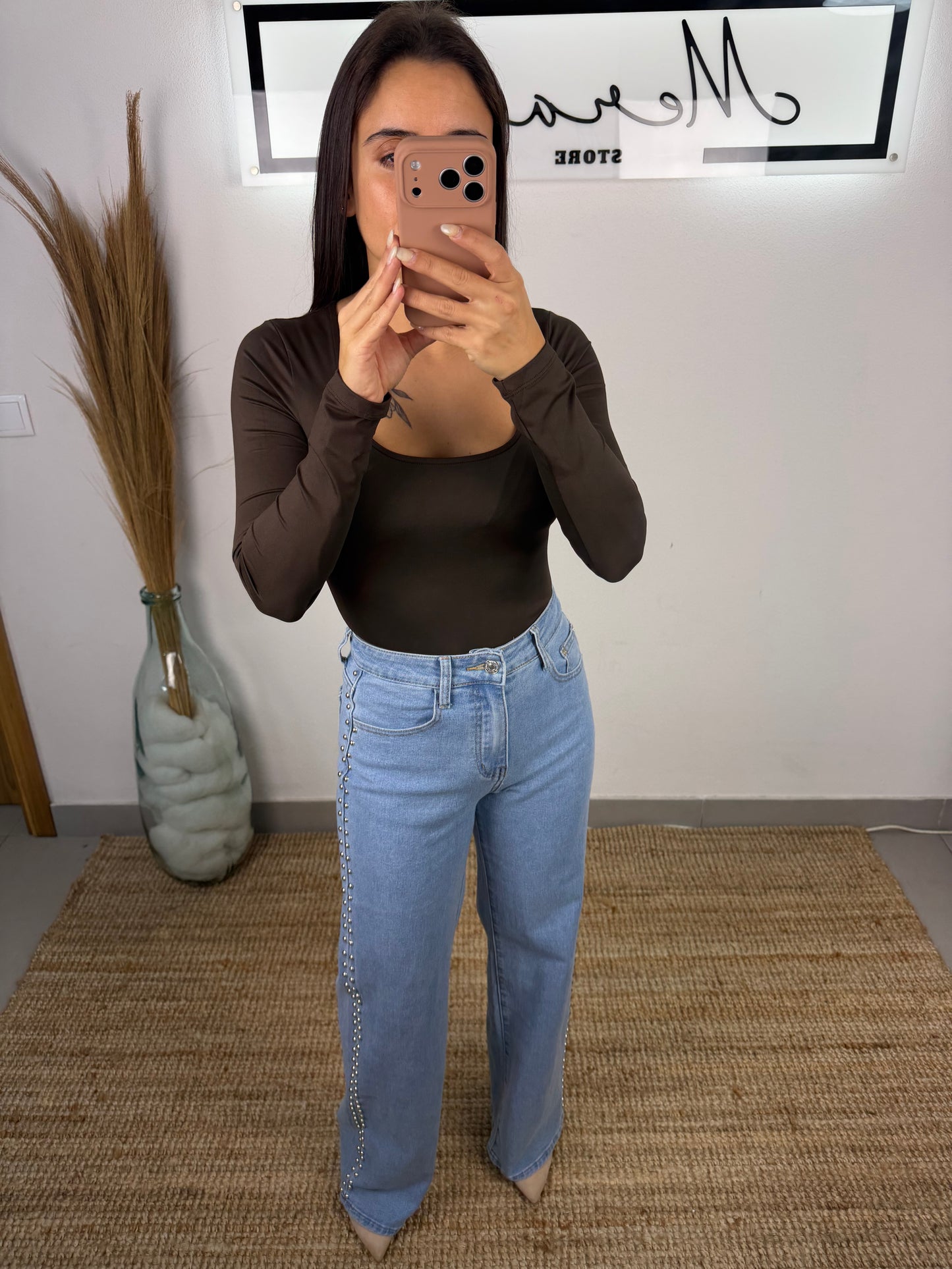 Body decote quadrado