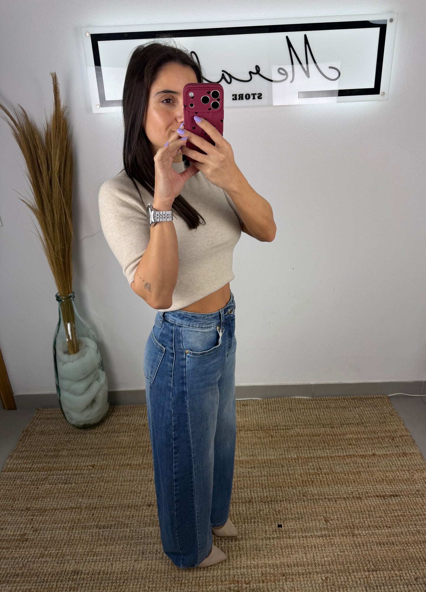 Calça Balone lateral escura