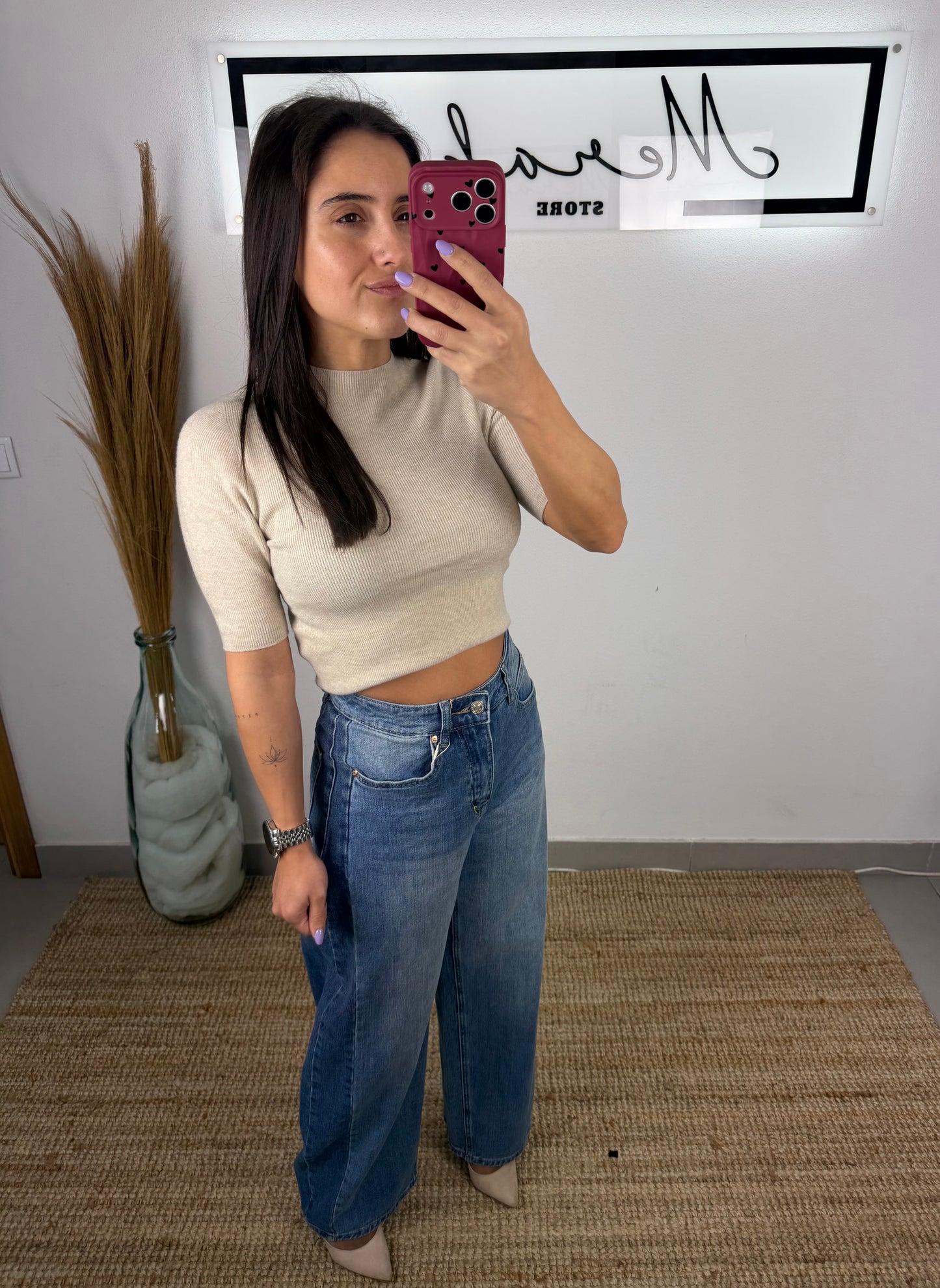 Calça Balone lateral escura