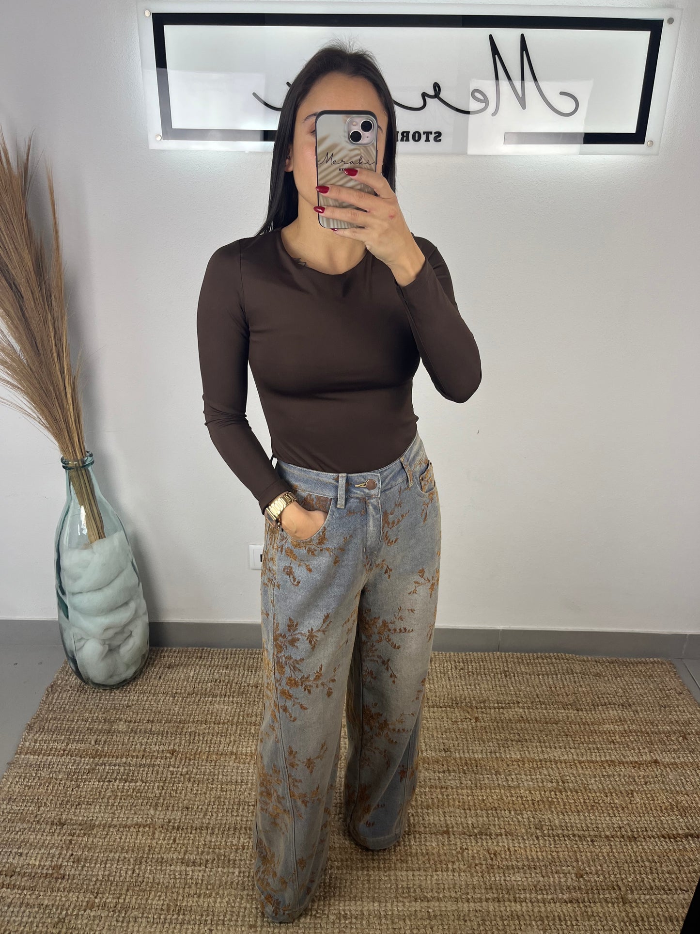 Calças Mochy veludo