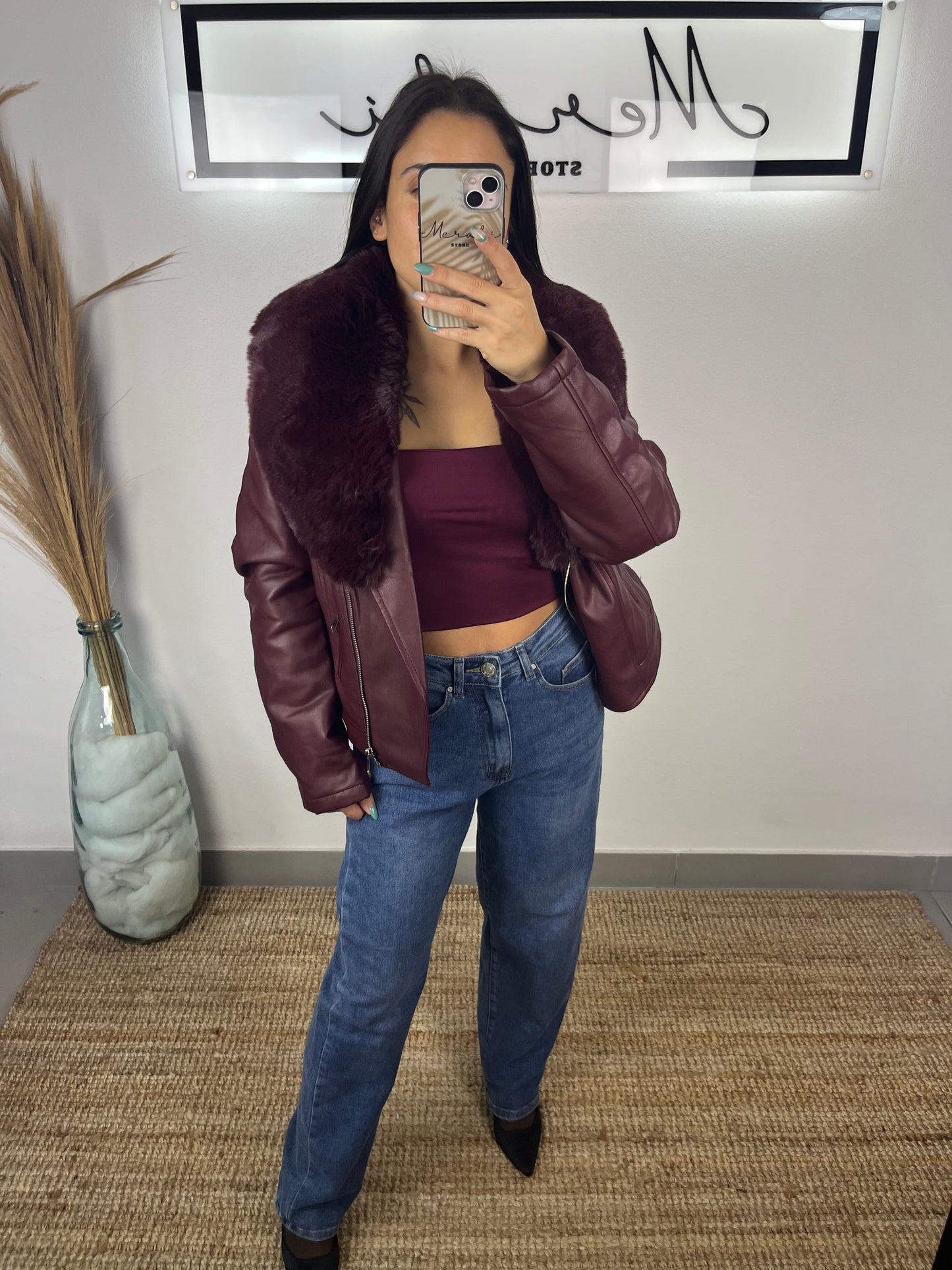 Casaco Polipele Bordô