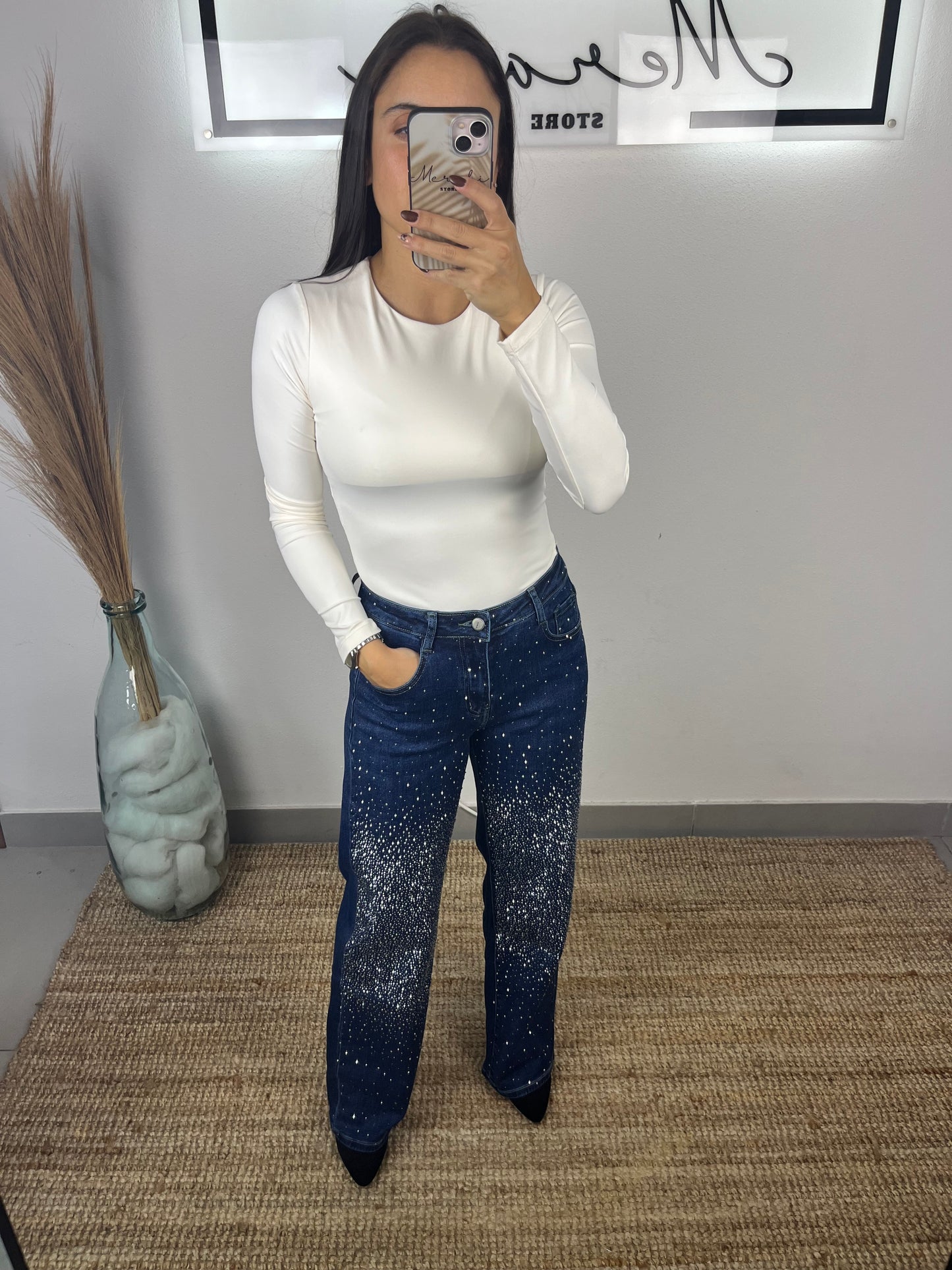 Calça Brilhos escura